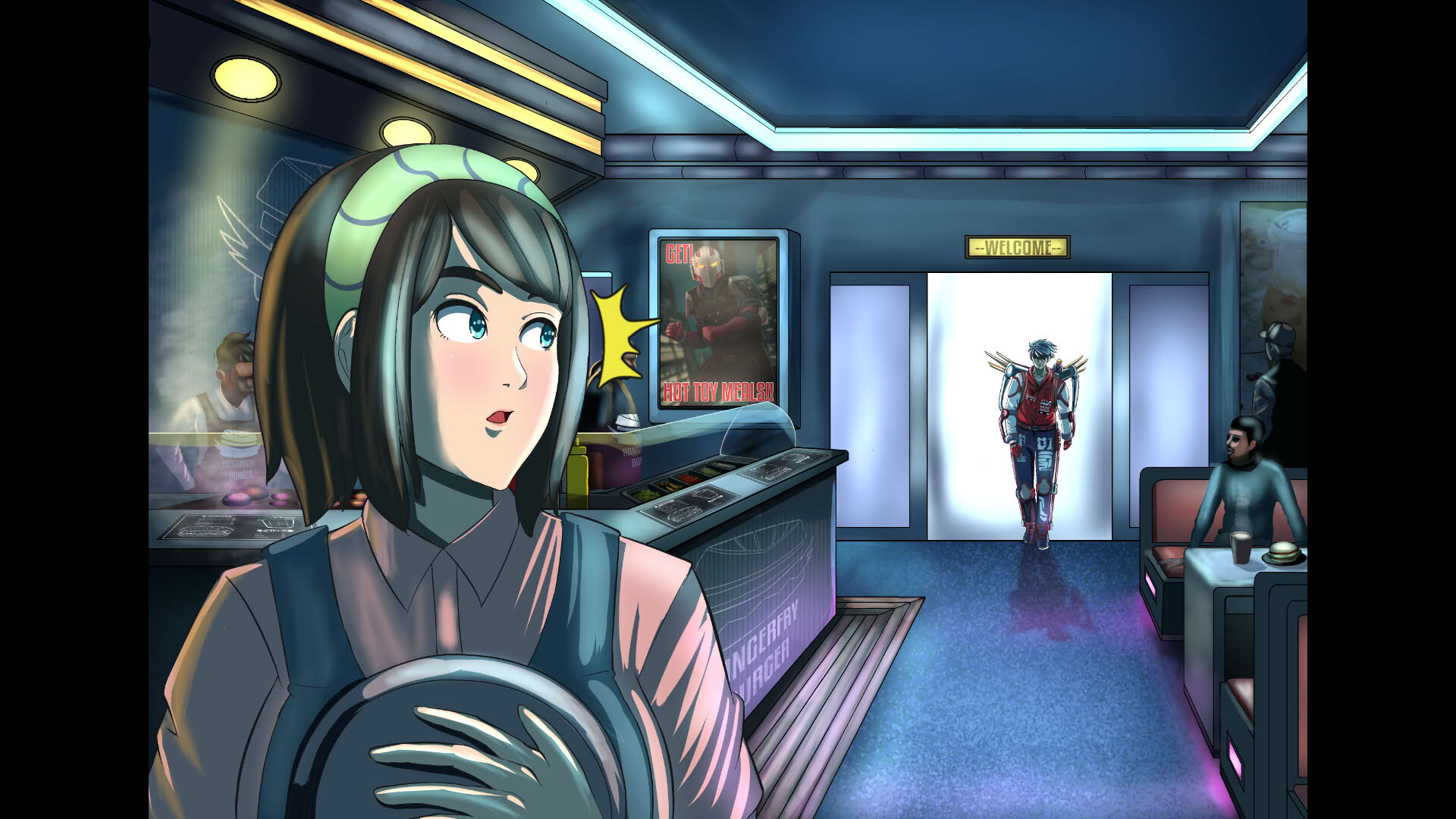 Screenshot for Bail Force: Cyberpunk Bounty Hunters