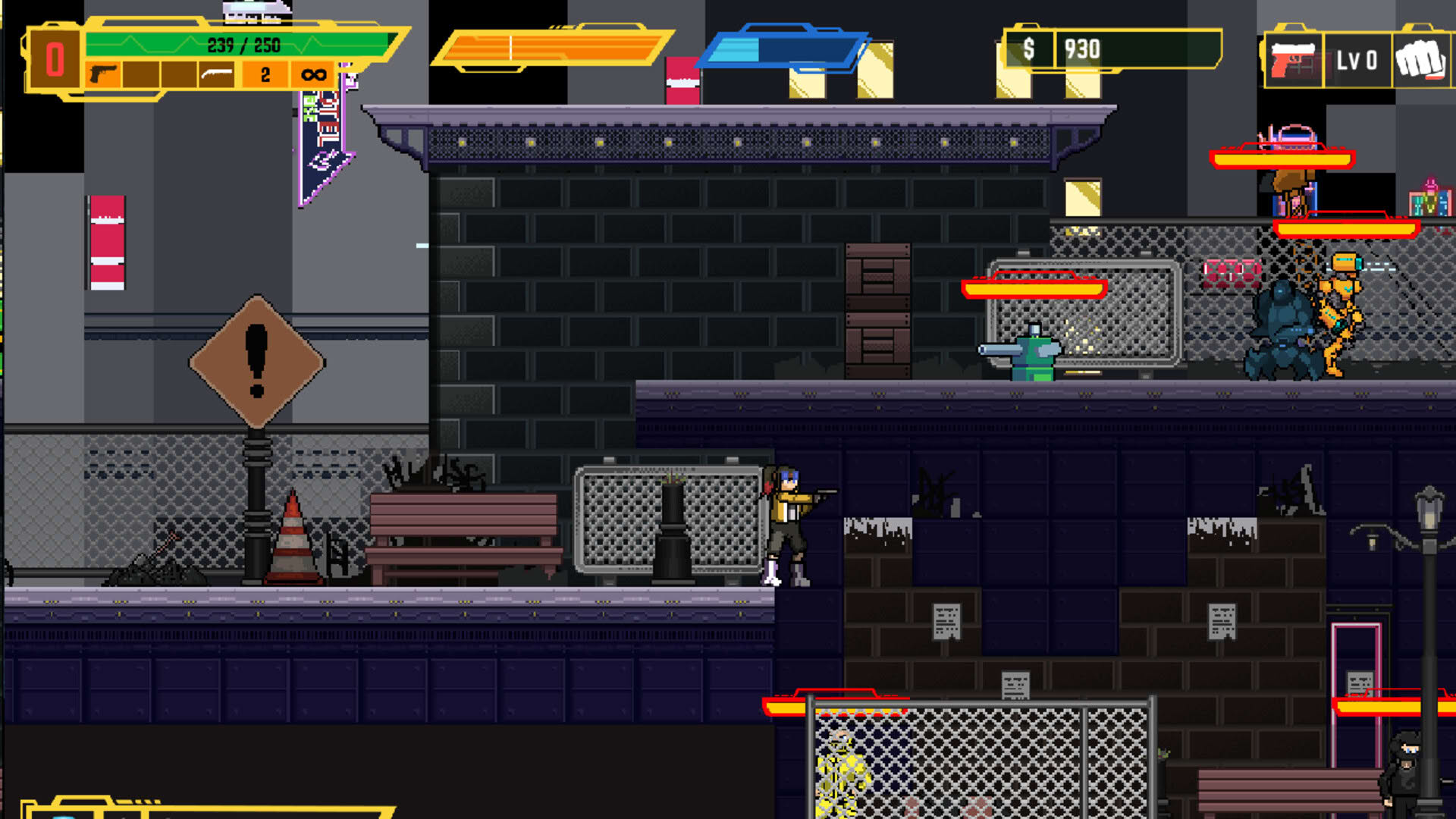 Screenshot for Bail Force: Cyberpunk Bounty Hunters