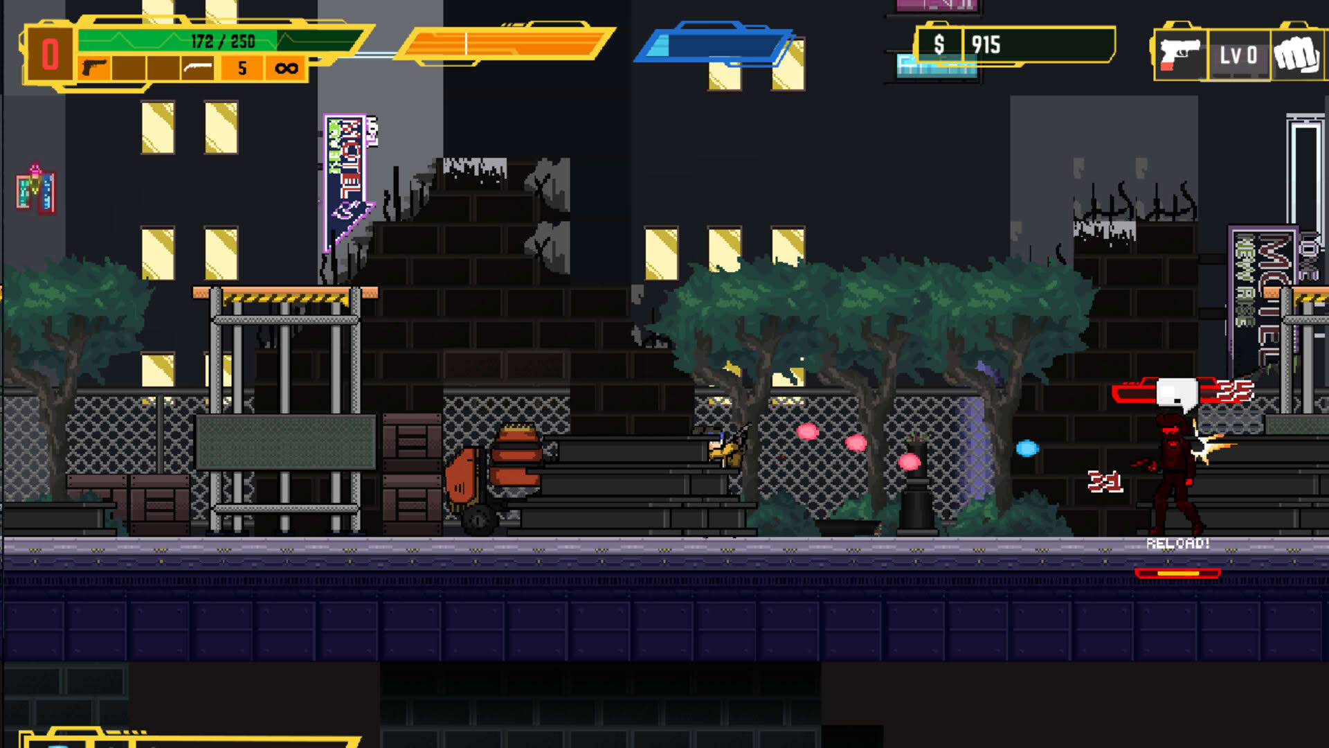 Screenshot for Bail Force: Cyberpunk Bounty Hunters