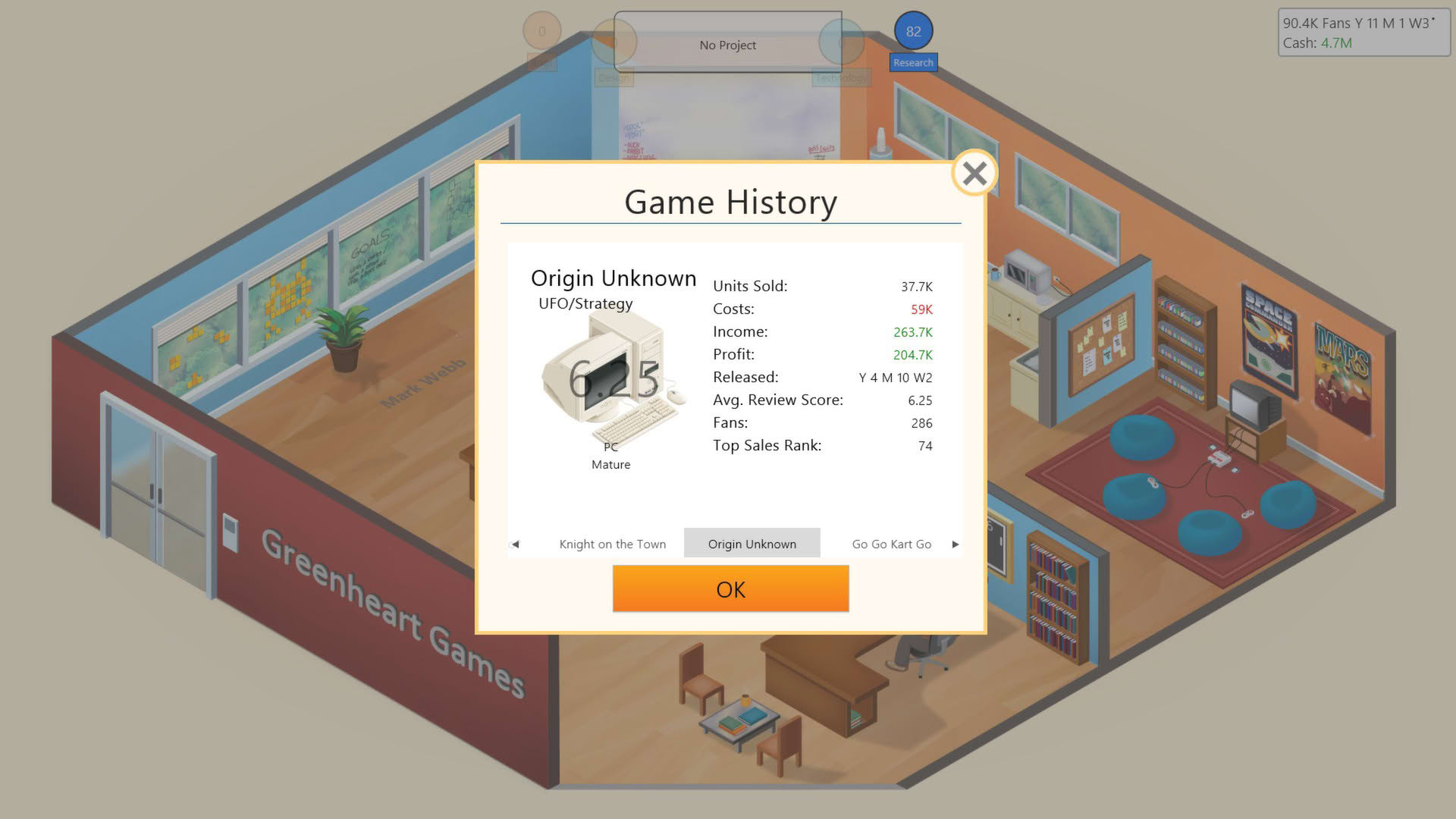 Screenshot for Game Dev Tycoon
