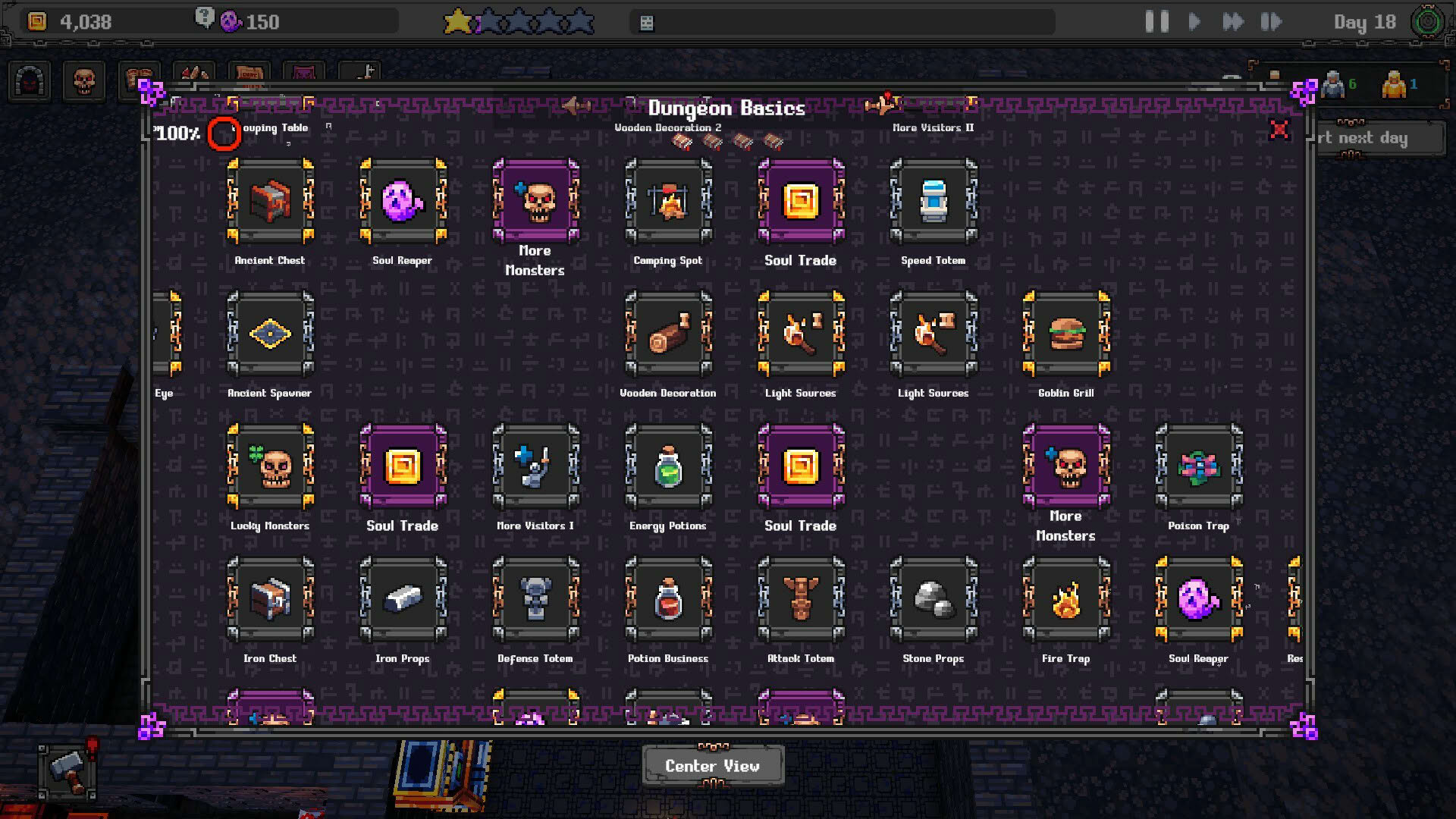 Screenshot for Dungeon Tycoon