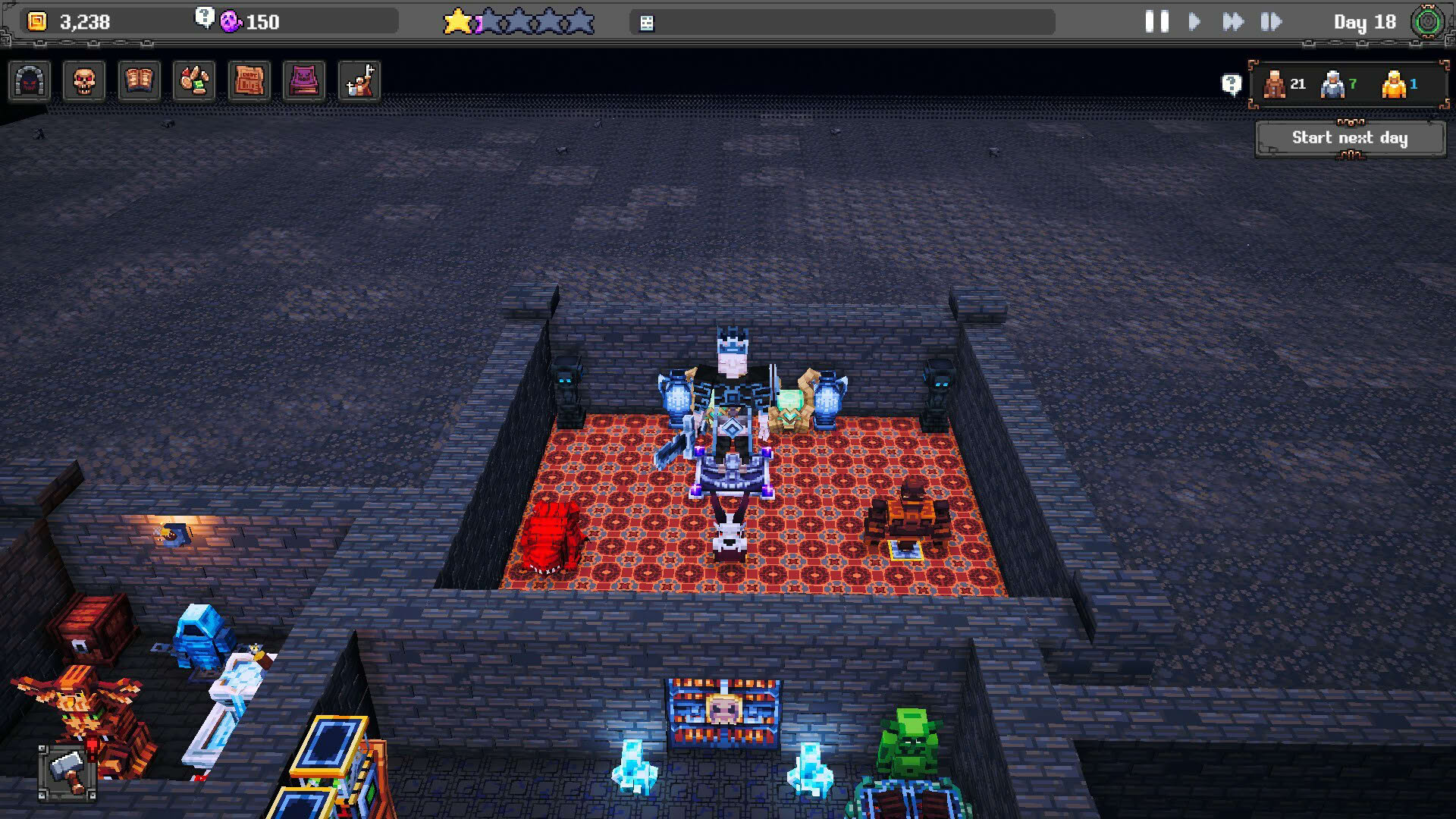 Screenshot for Dungeon Tycoon