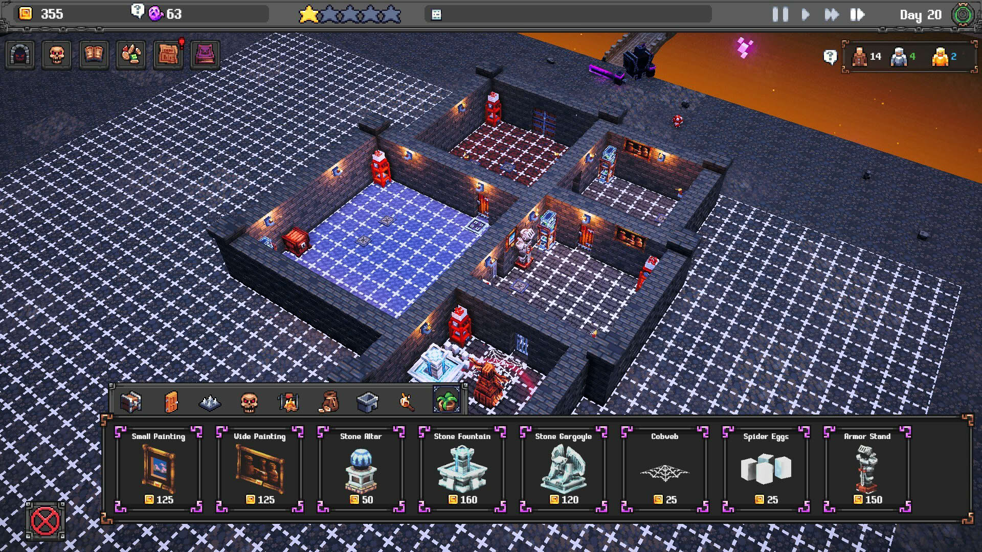 Screenshot for Dungeon Tycoon