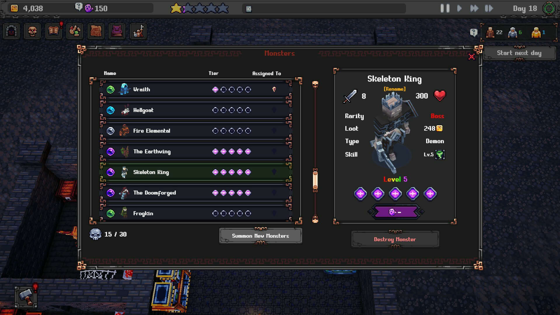 Screenshot for Dungeon Tycoon