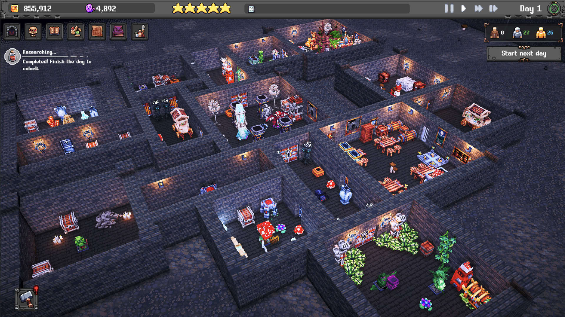 Screenshot for Dungeon Tycoon
