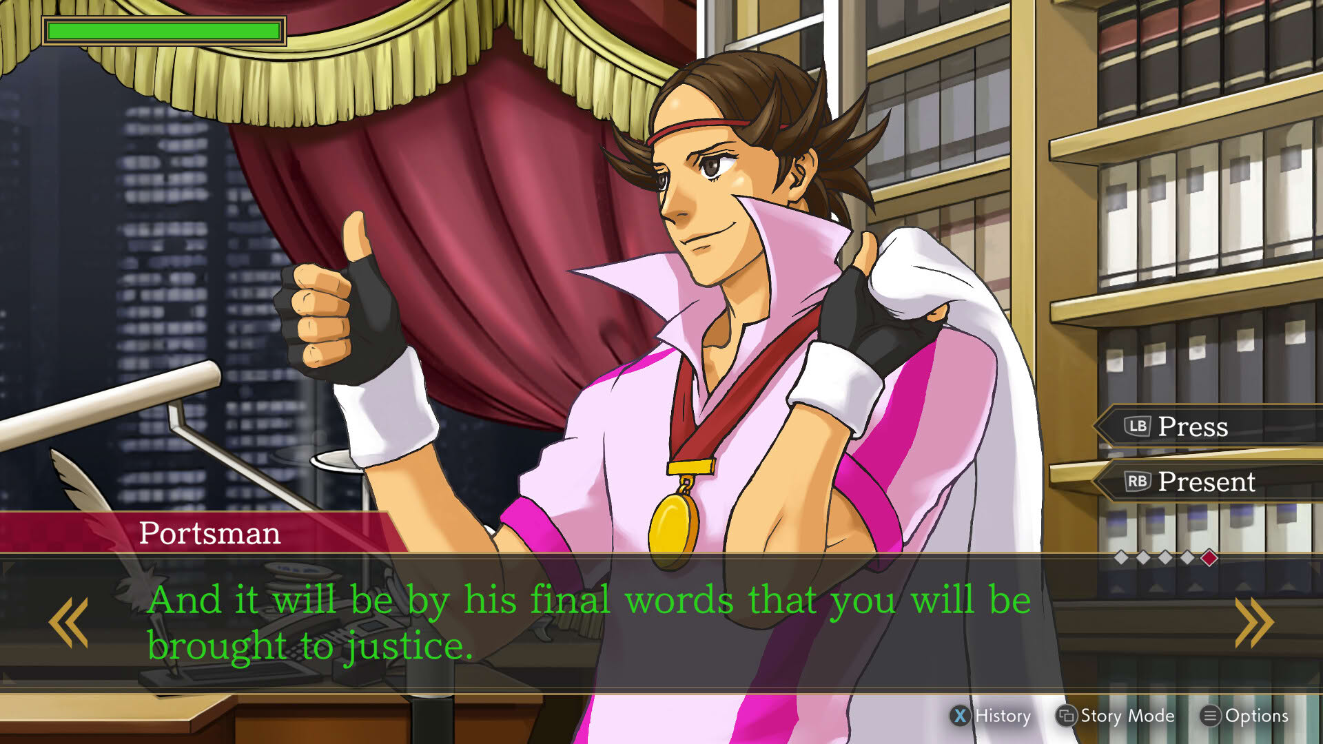 Screenshot for Ace Attorney Investigations: Miles Edgeworth