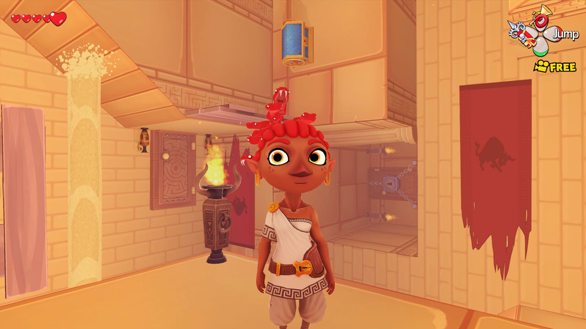Screenshot for Molly Medusa: Queen of Spit