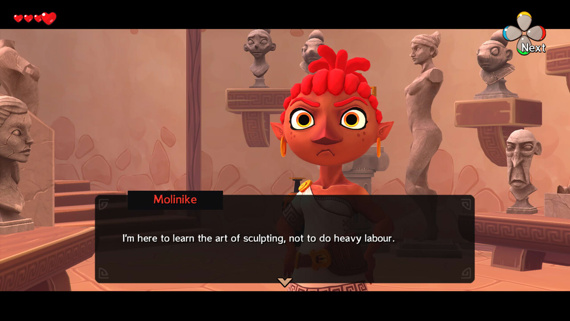 Screenshot for Molly Medusa: Queen of Spit