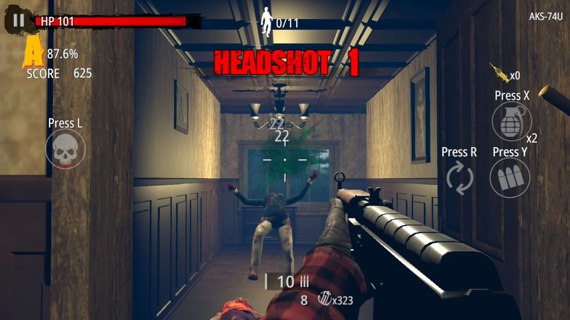 Screenshot for Zombie Hunter: D-Day