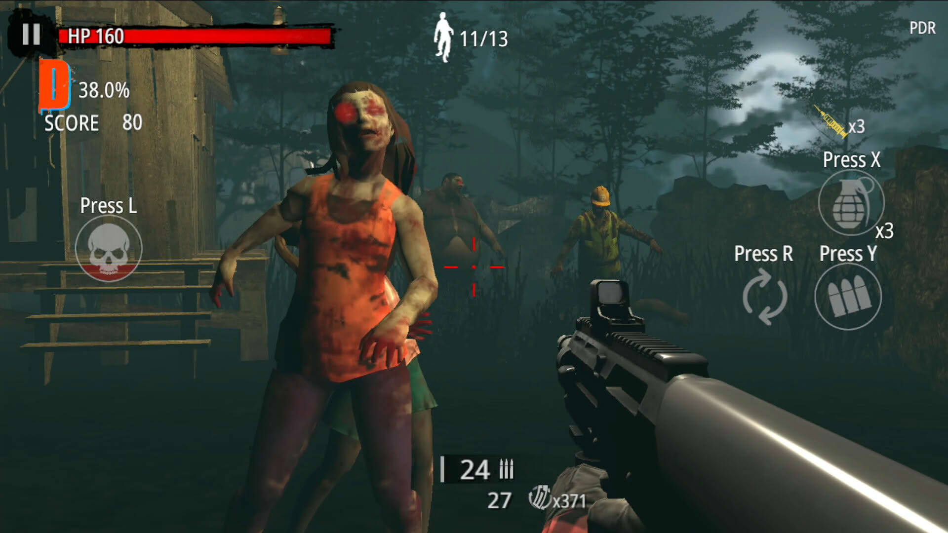 Screenshot for Zombie Hunter: D-Day