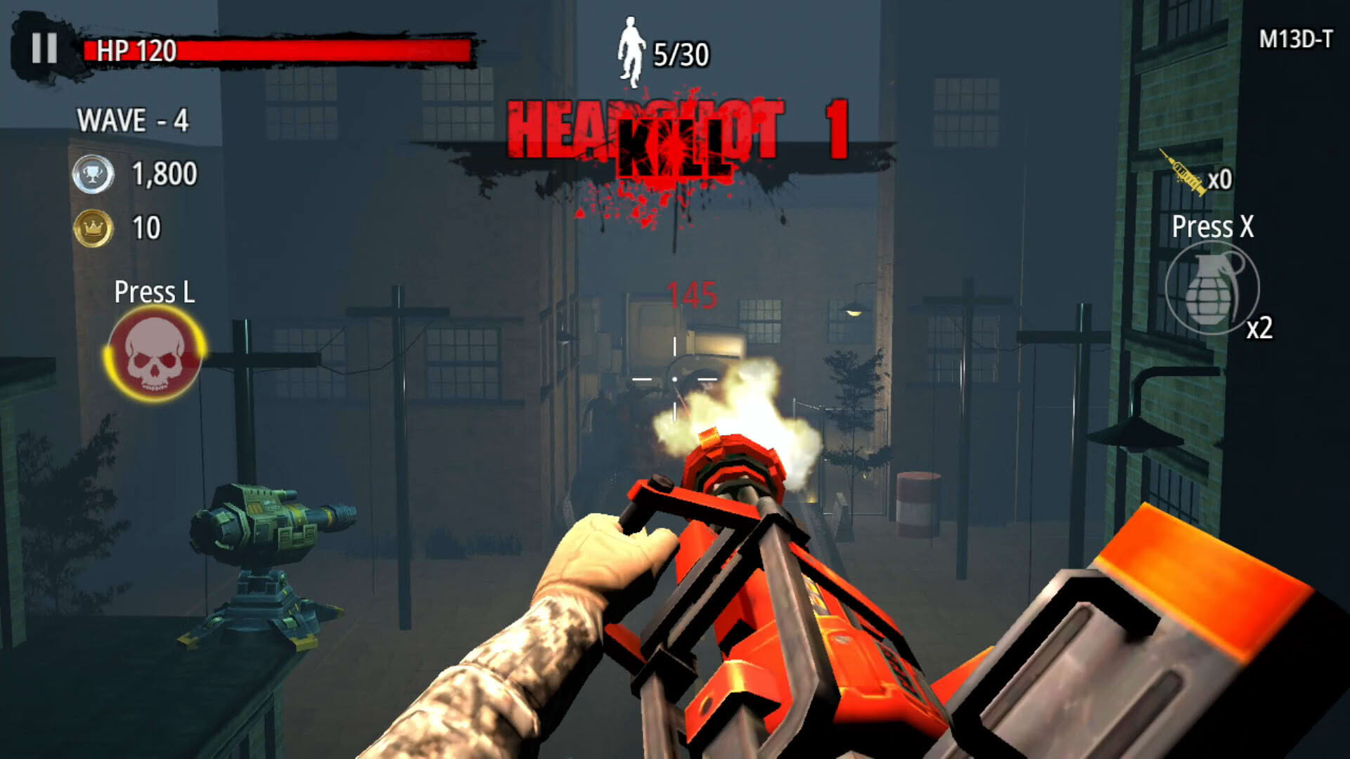 Screenshot for Zombie Hunter: D-Day