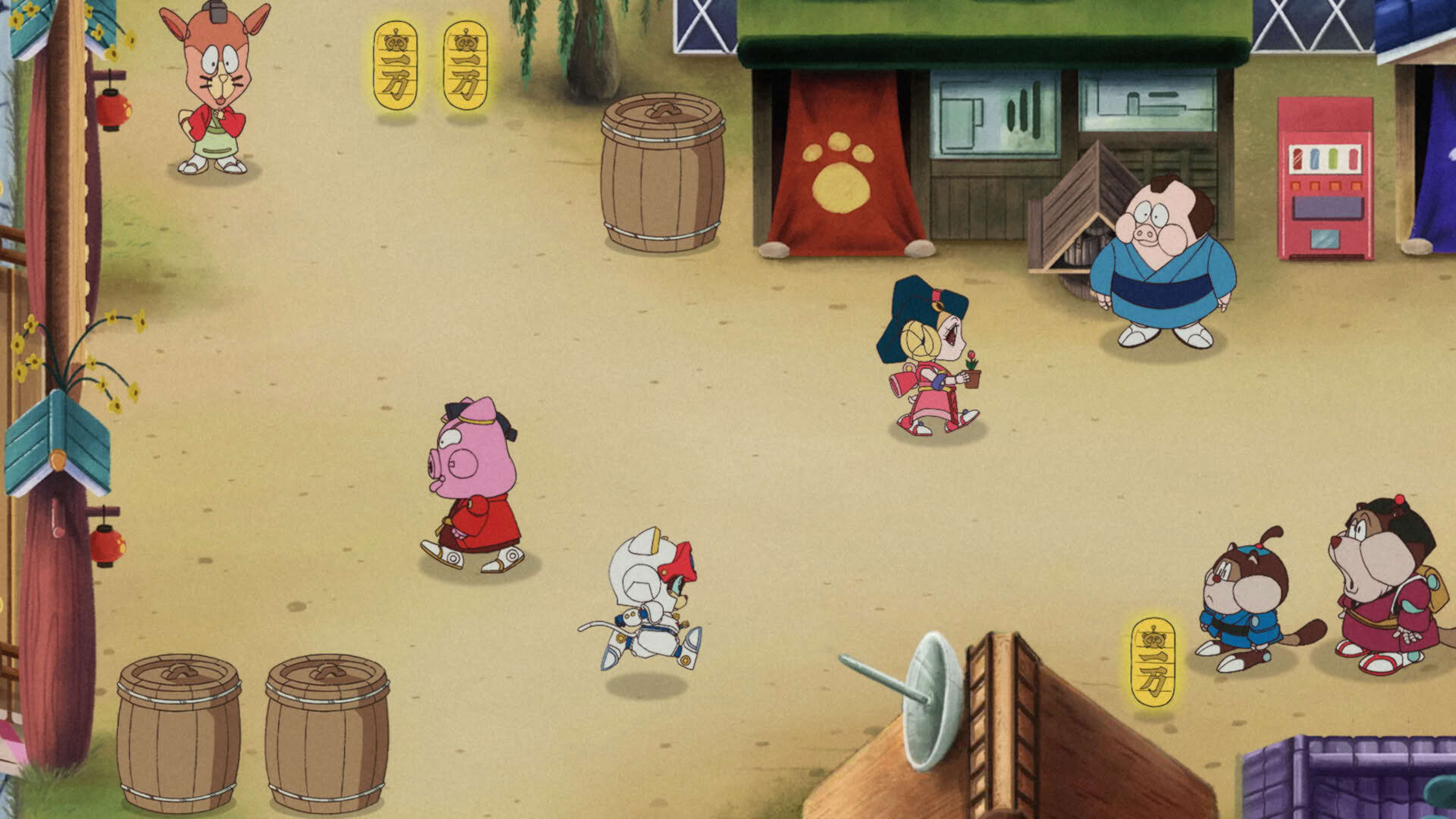 Screenshot for Samurai Pizza Cats: Blast from the Past!