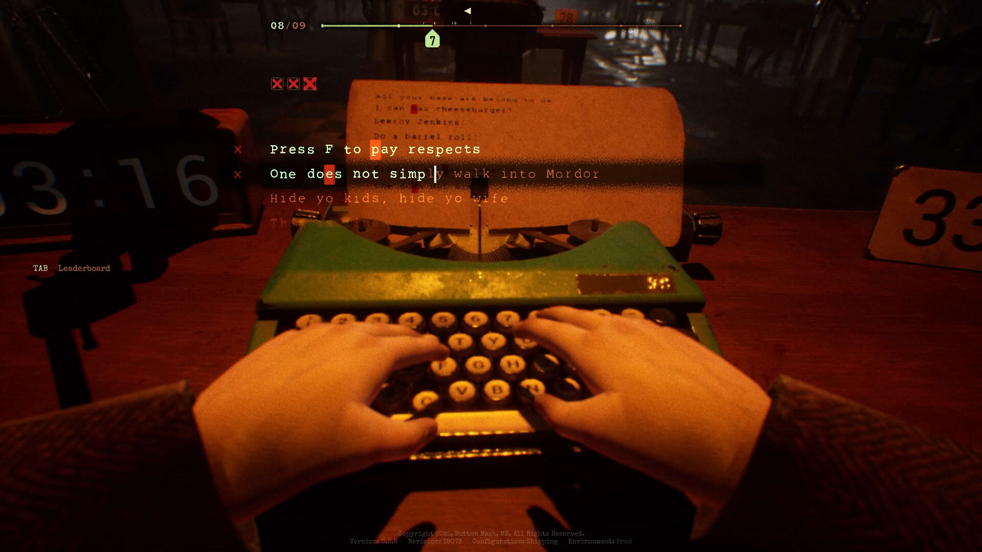 Screenshot for Final Sentence