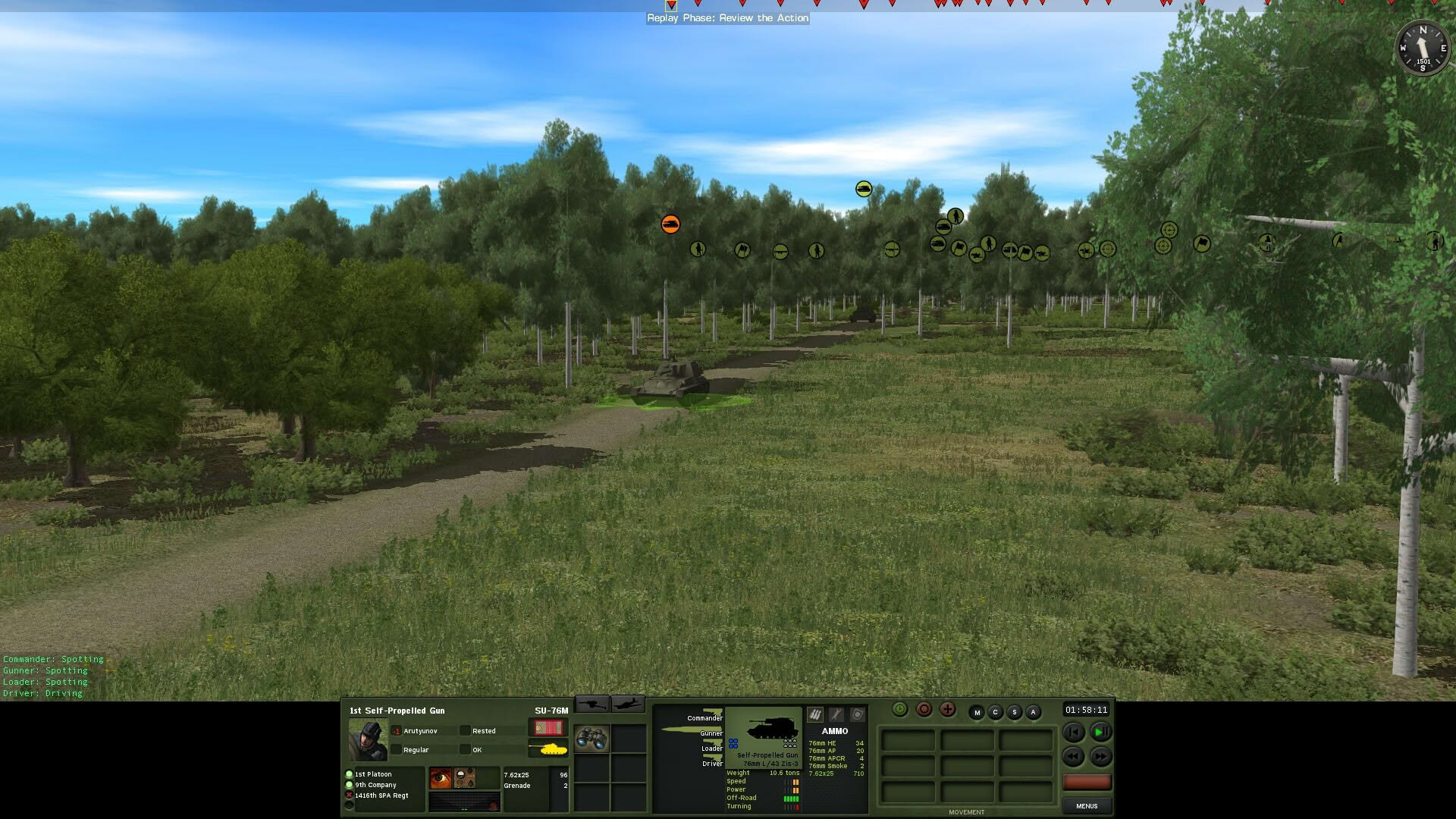 Screenshot for Combat Mission: Red Thunder