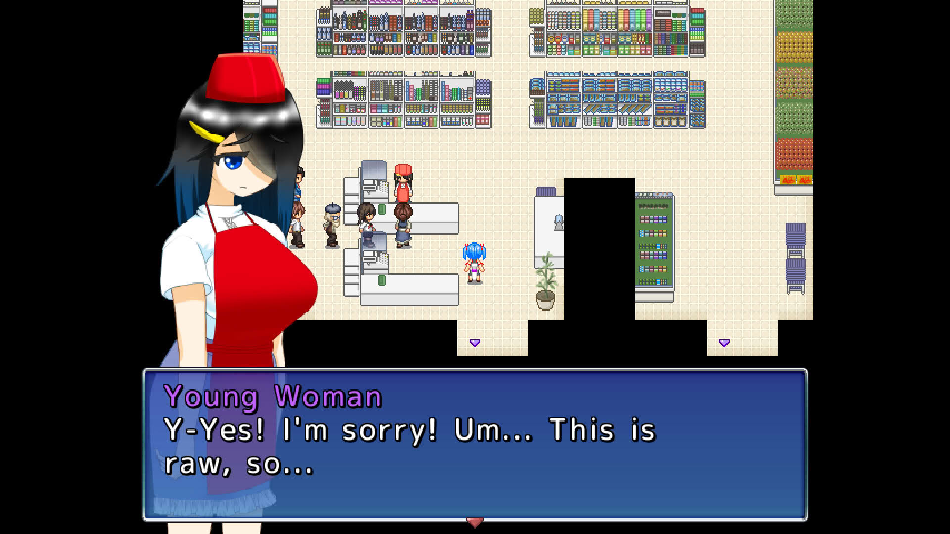 Screenshot for Pixel Town: Akanemachi Sideshow