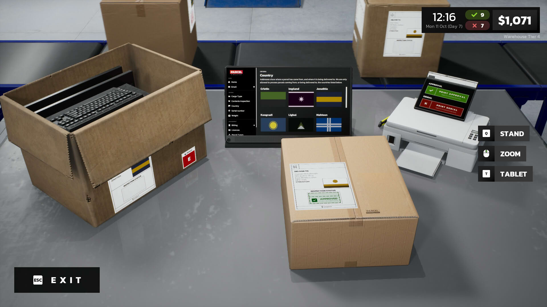 Screenshot for Parcel Simulator
