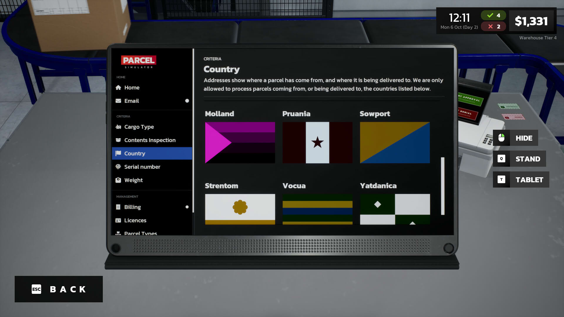Screenshot for Parcel Simulator