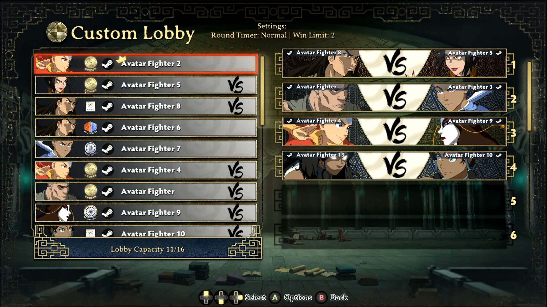 Screenshot for Avatar Legends: The Fighting Game