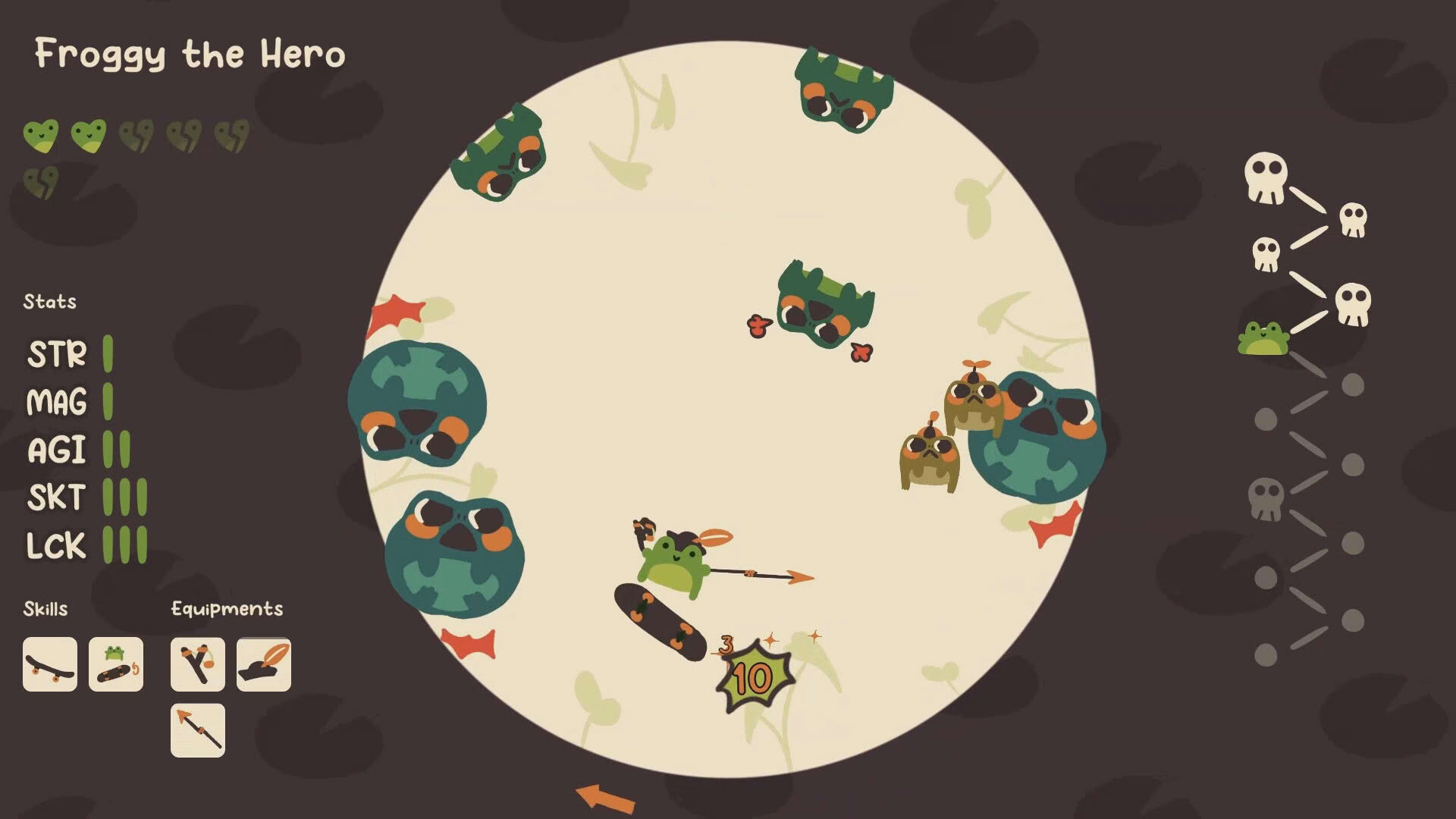 Screenshot for Froggy's Battle