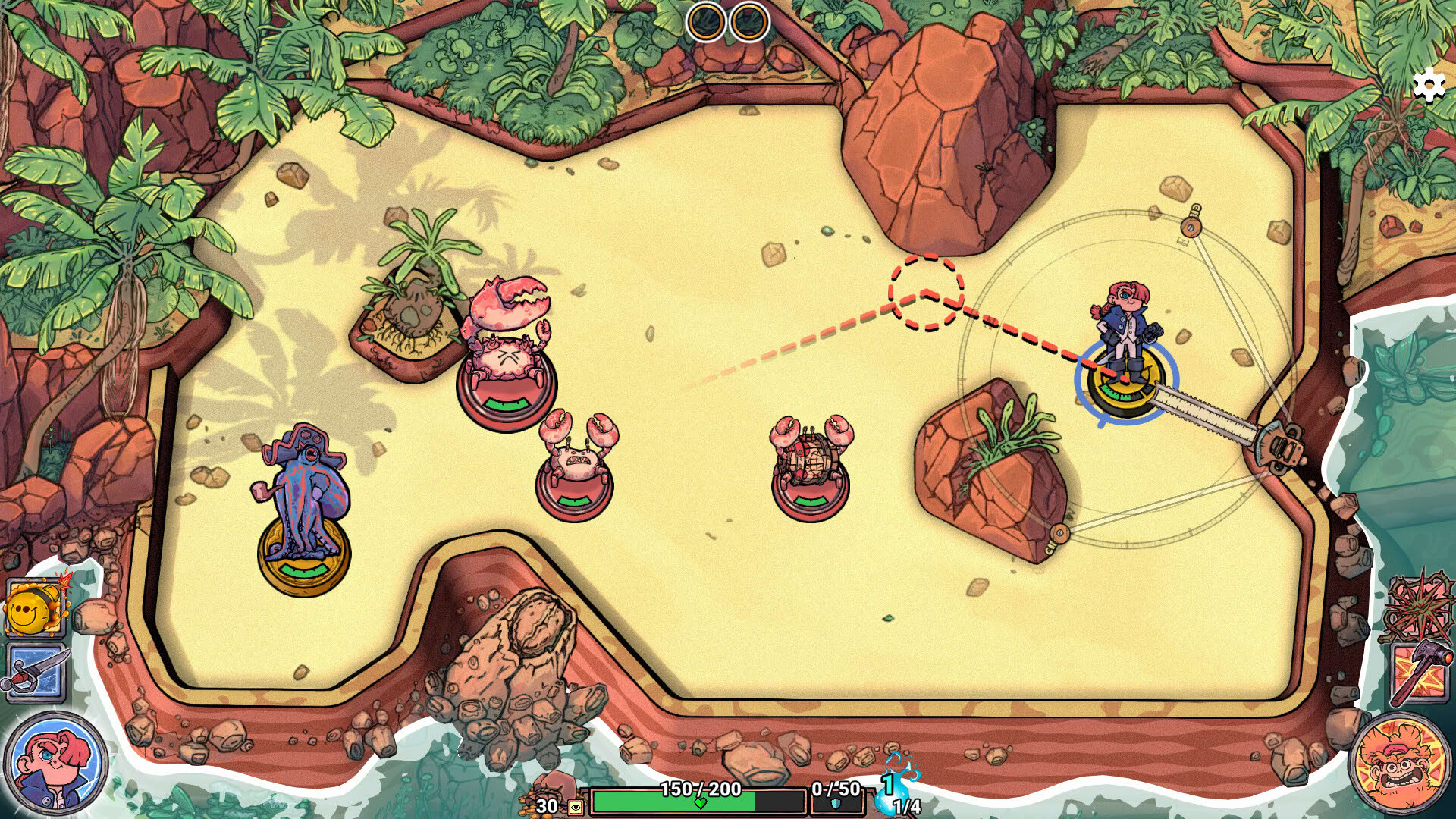 Screenshot for Flick Shot Rogues