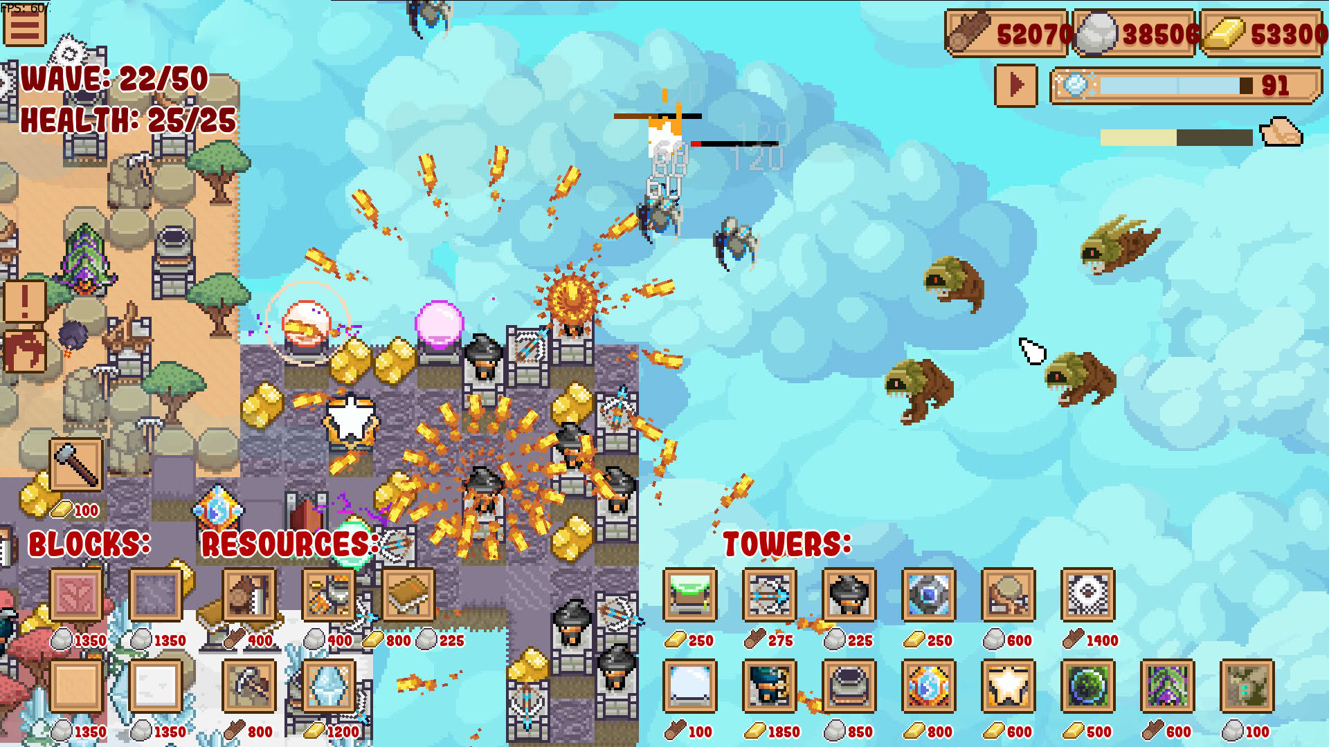 Screenshot for Block Tower TD