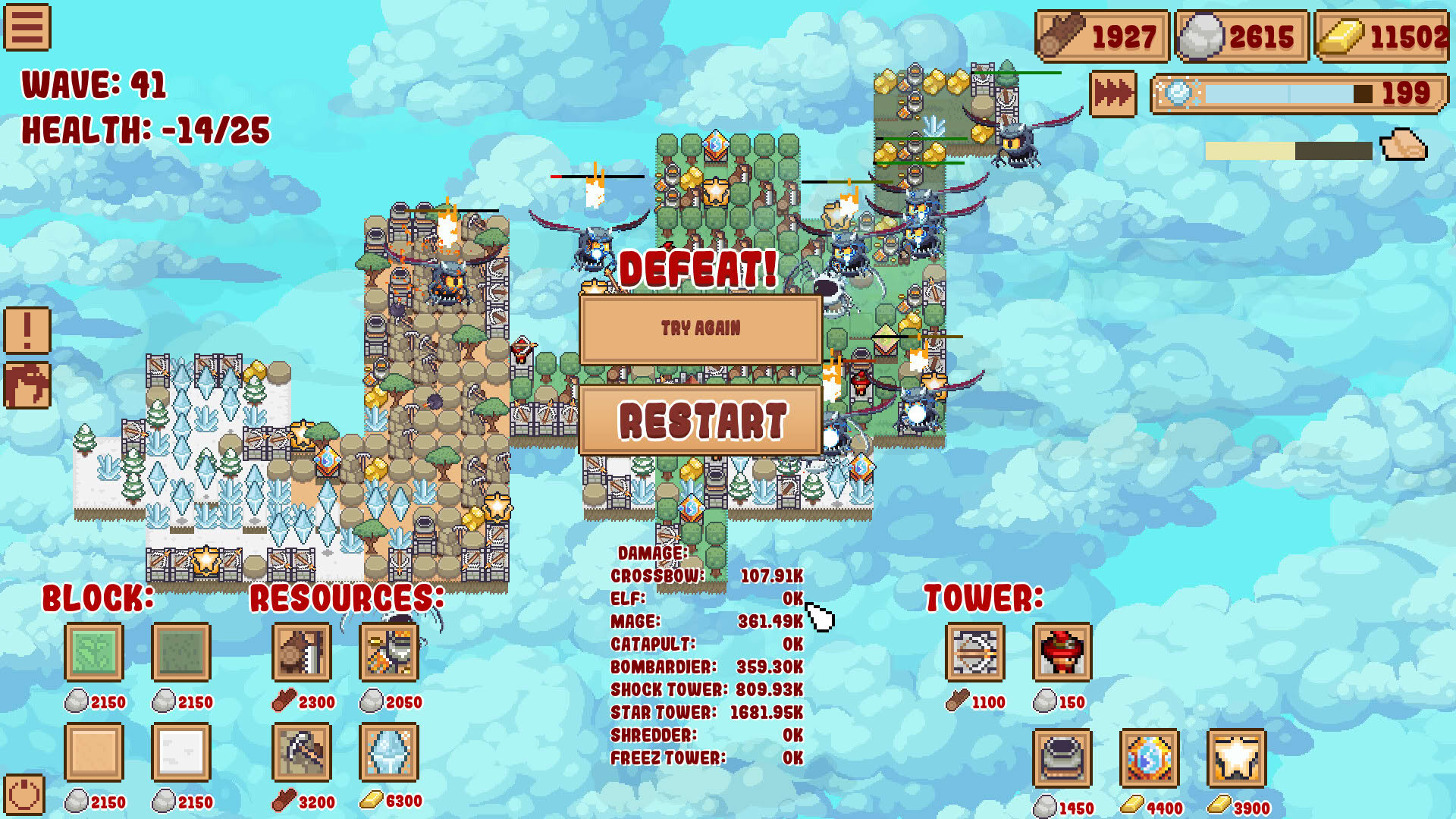 Screenshot for Block Tower TD
