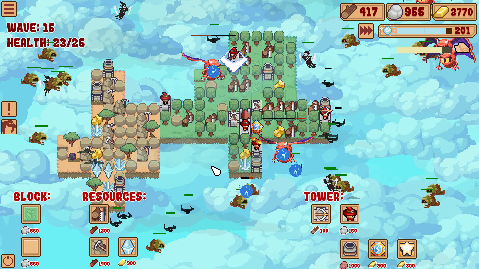 Screenshot for Block Tower TD