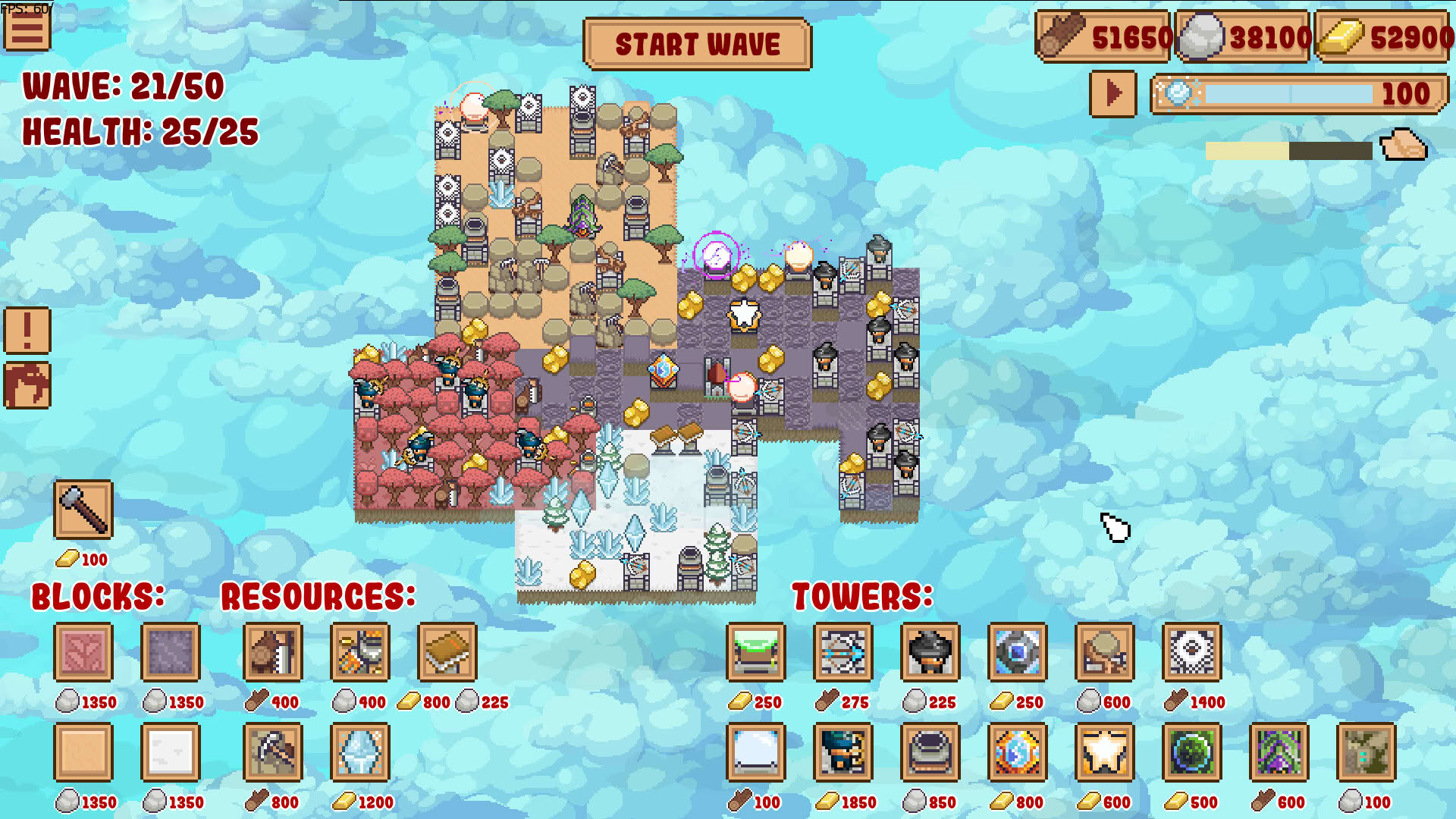 Screenshot for Block Tower TD