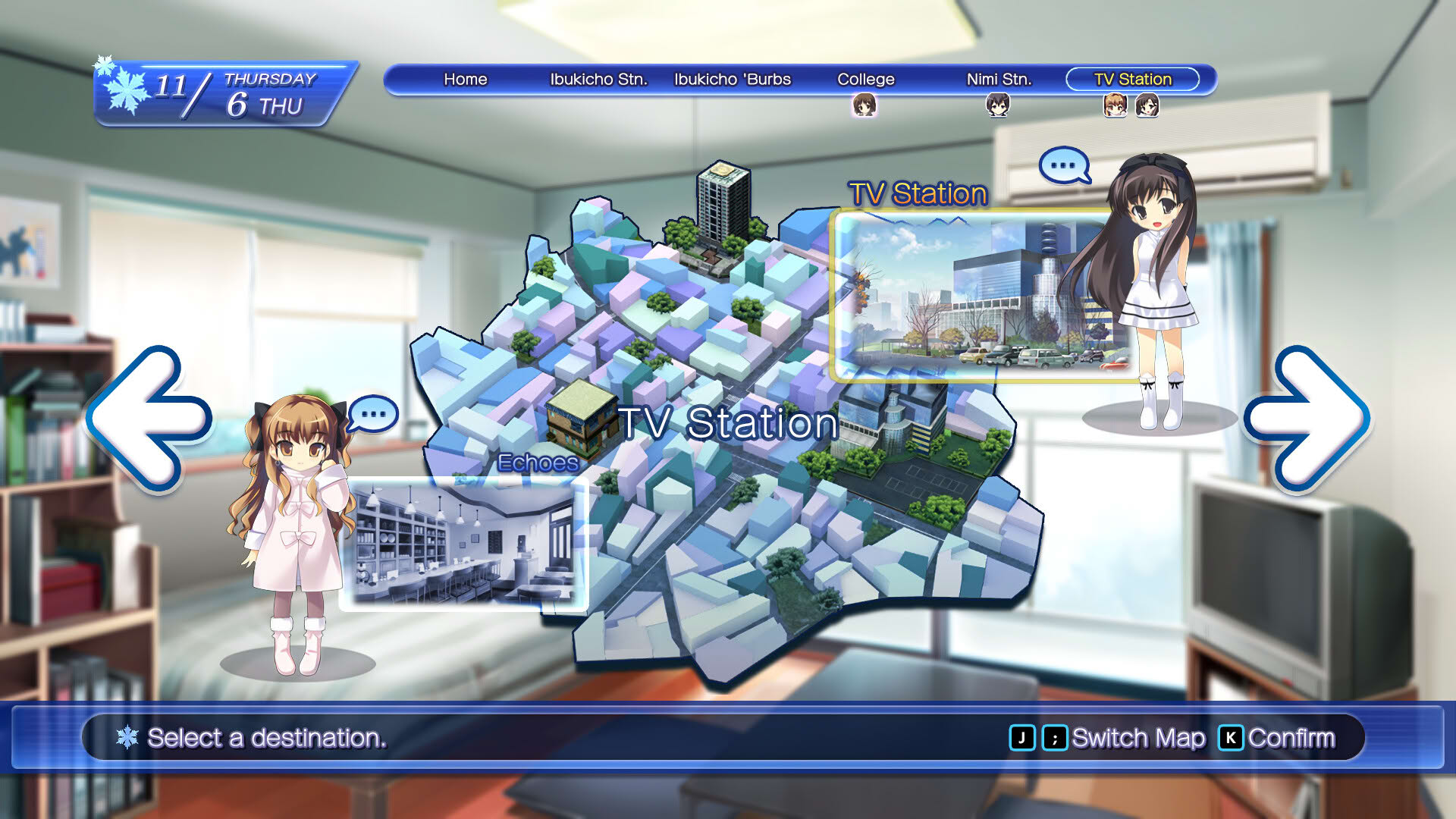 Screenshot for White Album: Memories Like Falling Snow
