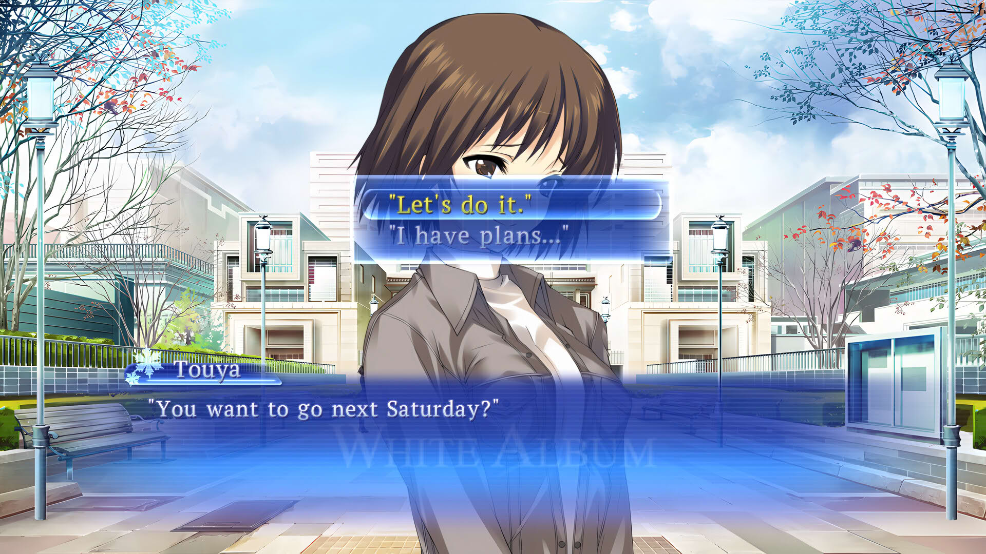 Screenshot for White Album: Memories Like Falling Snow