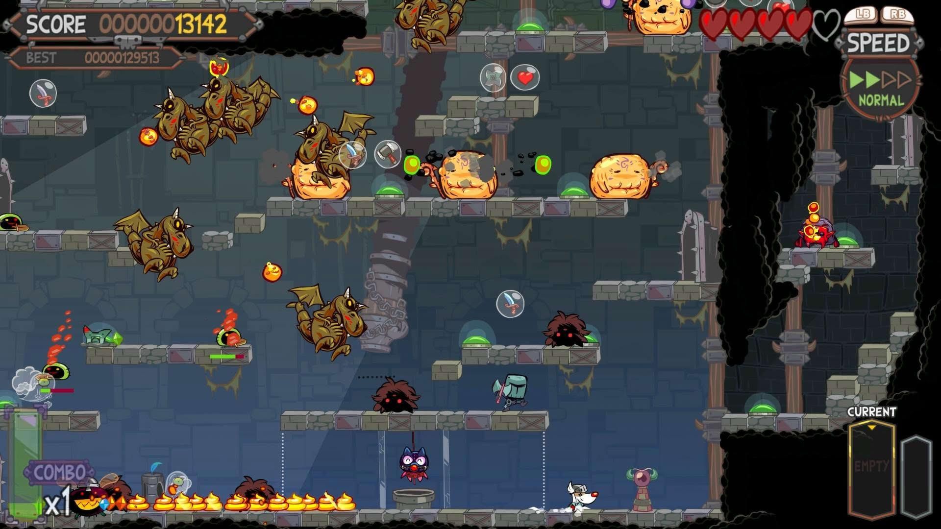 Screenshot for Poöf vs. The Cursed Kitty