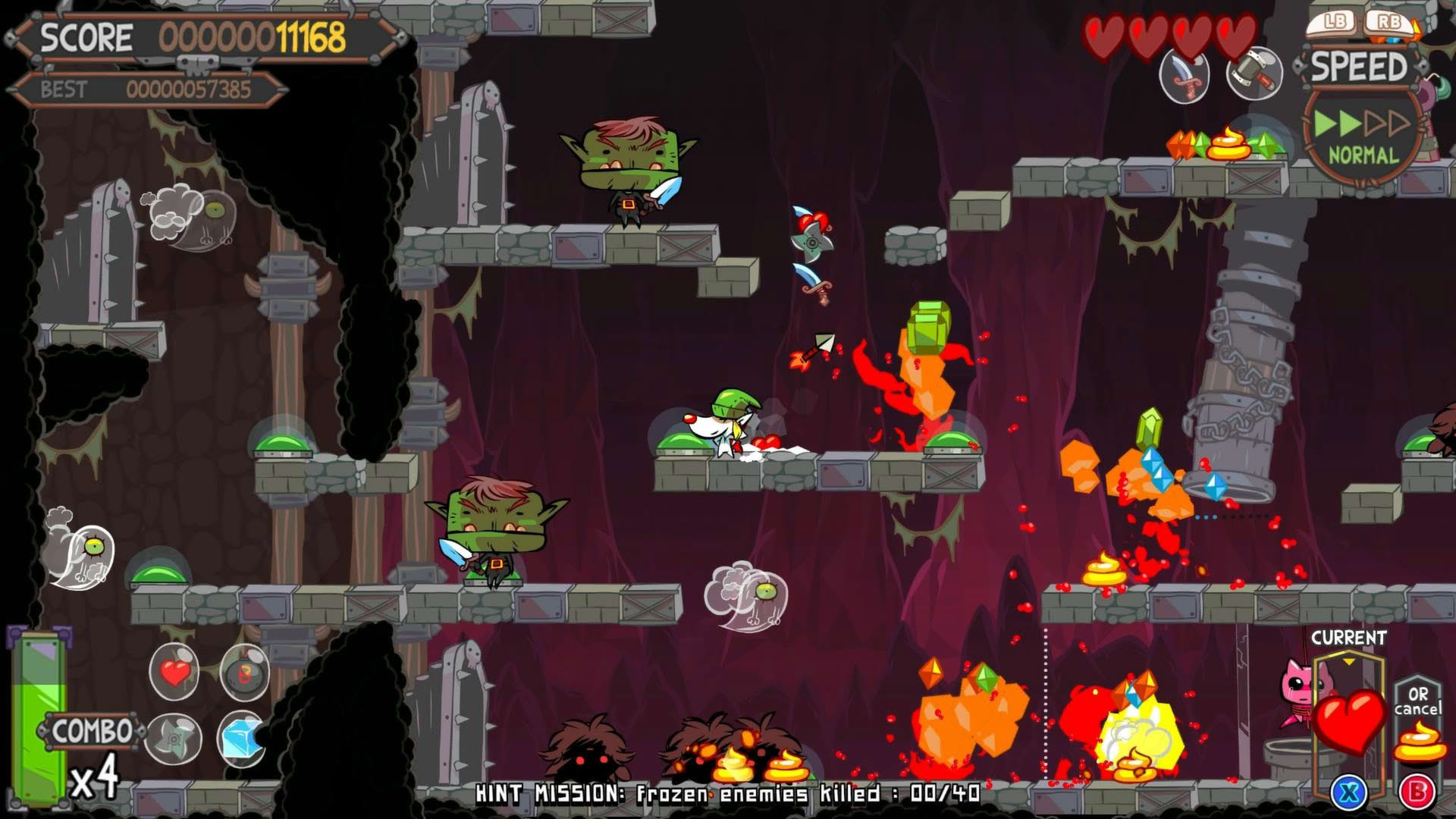 Screenshot for Poöf vs. The Cursed Kitty