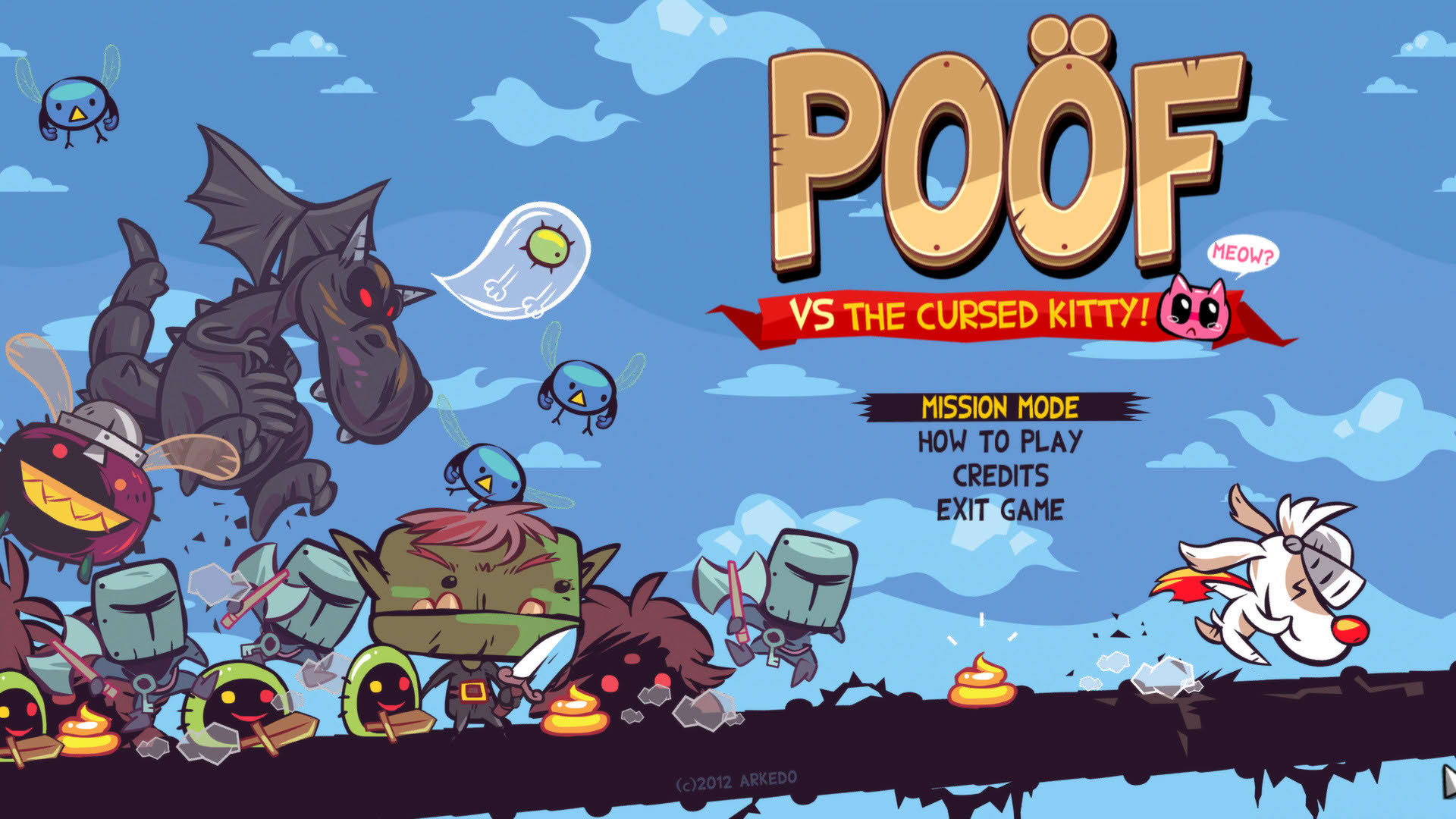 Screenshot for Poöf vs. The Cursed Kitty