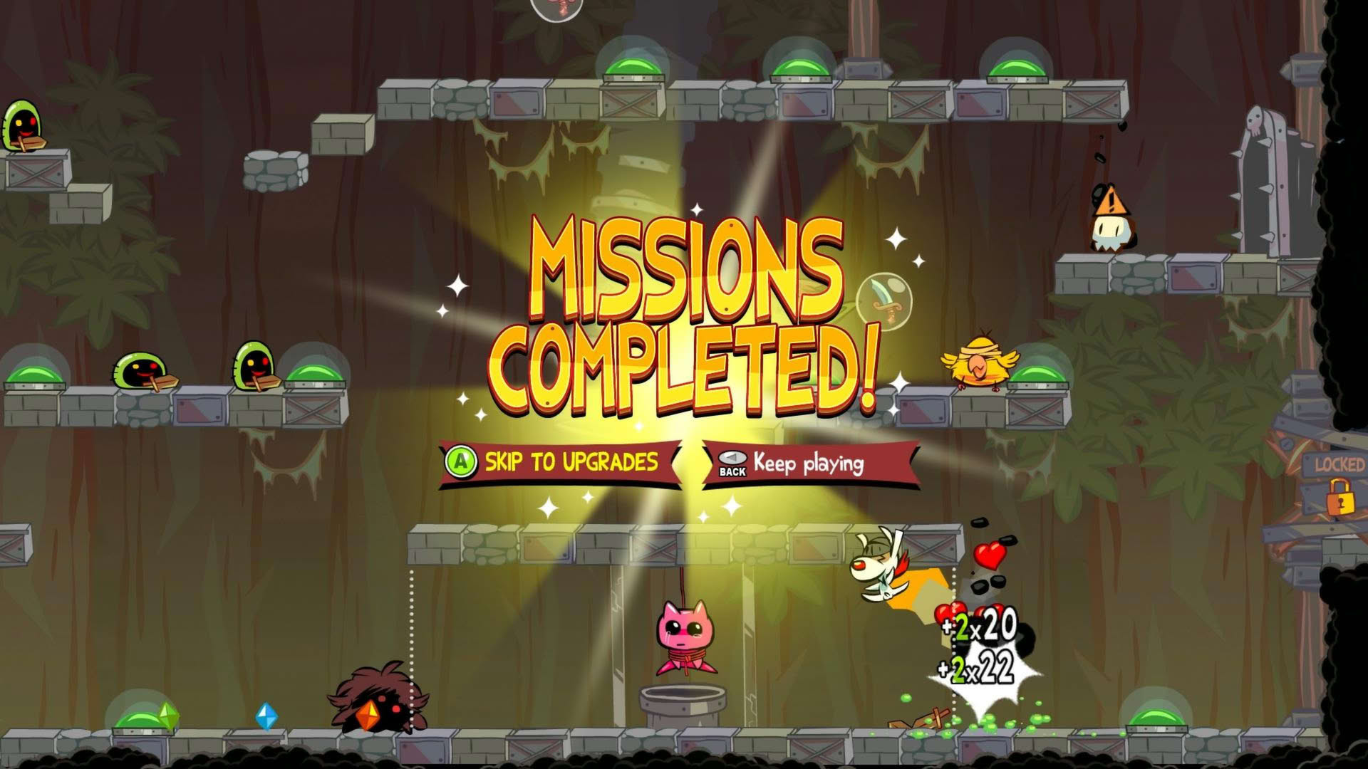Screenshot for Poöf vs. The Cursed Kitty