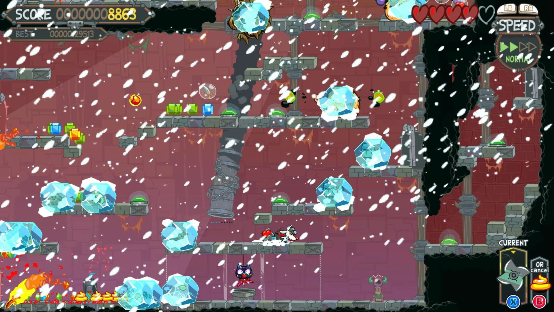 Screenshot for Poöf vs. The Cursed Kitty