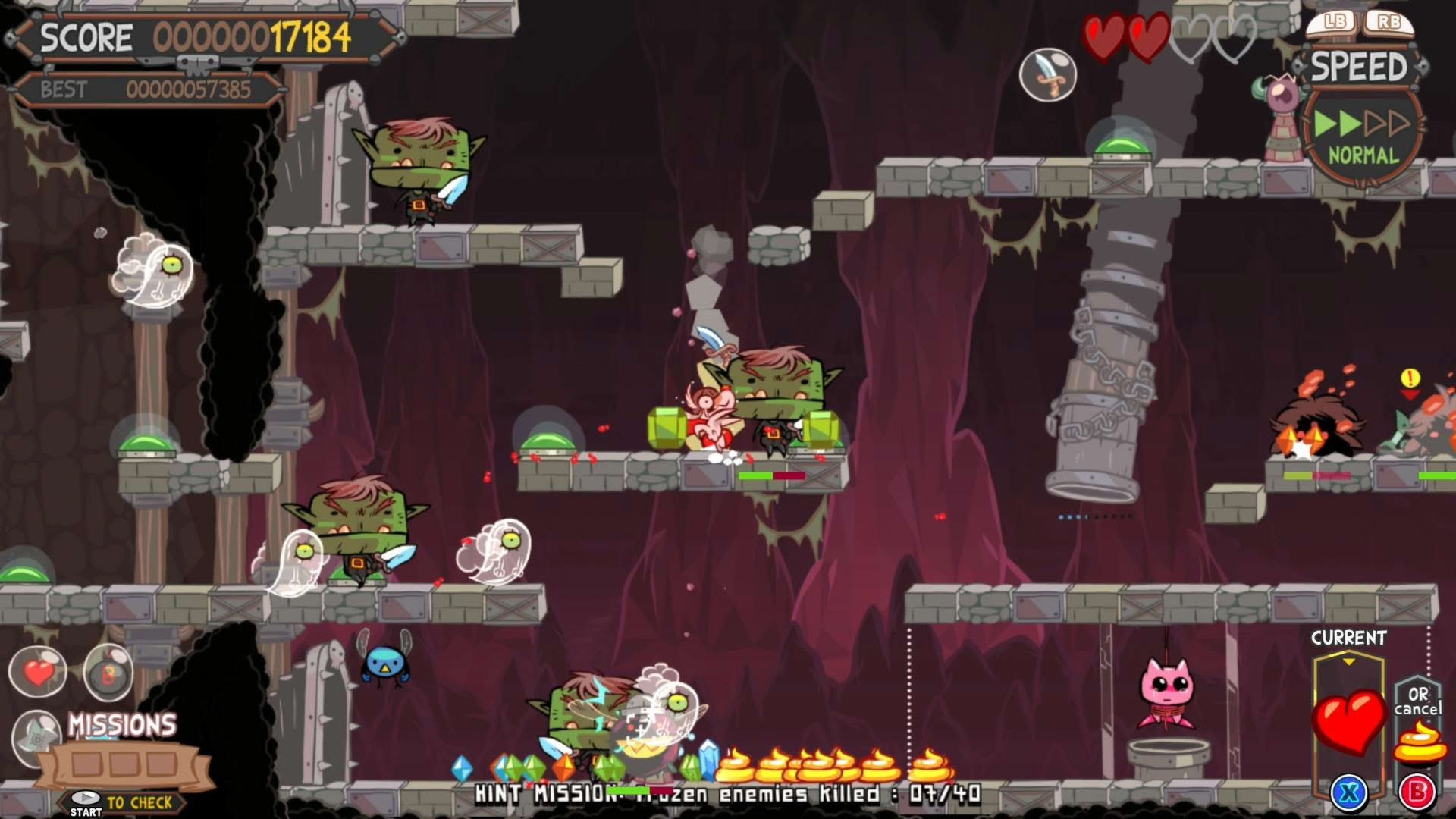 Screenshot for Poöf vs. The Cursed Kitty