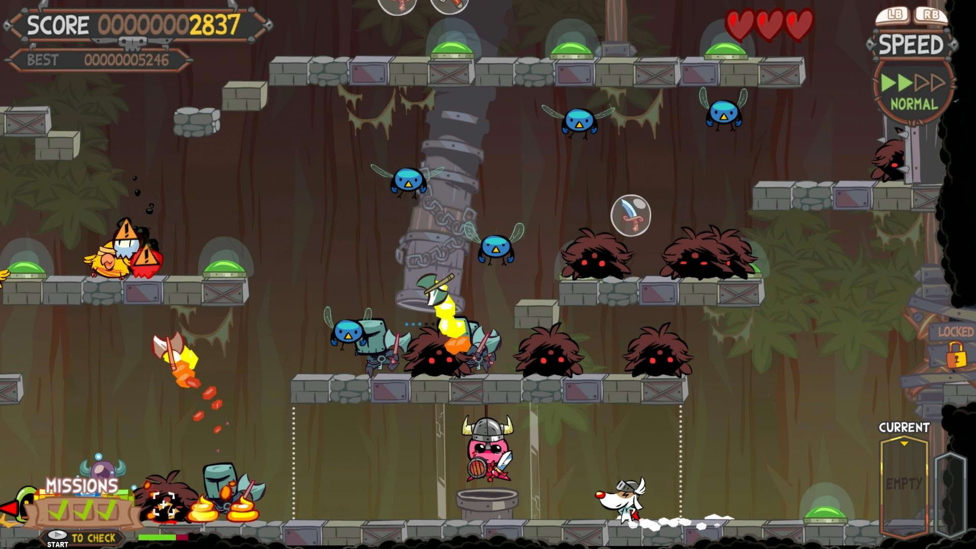 Screenshot for Poöf vs. The Cursed Kitty