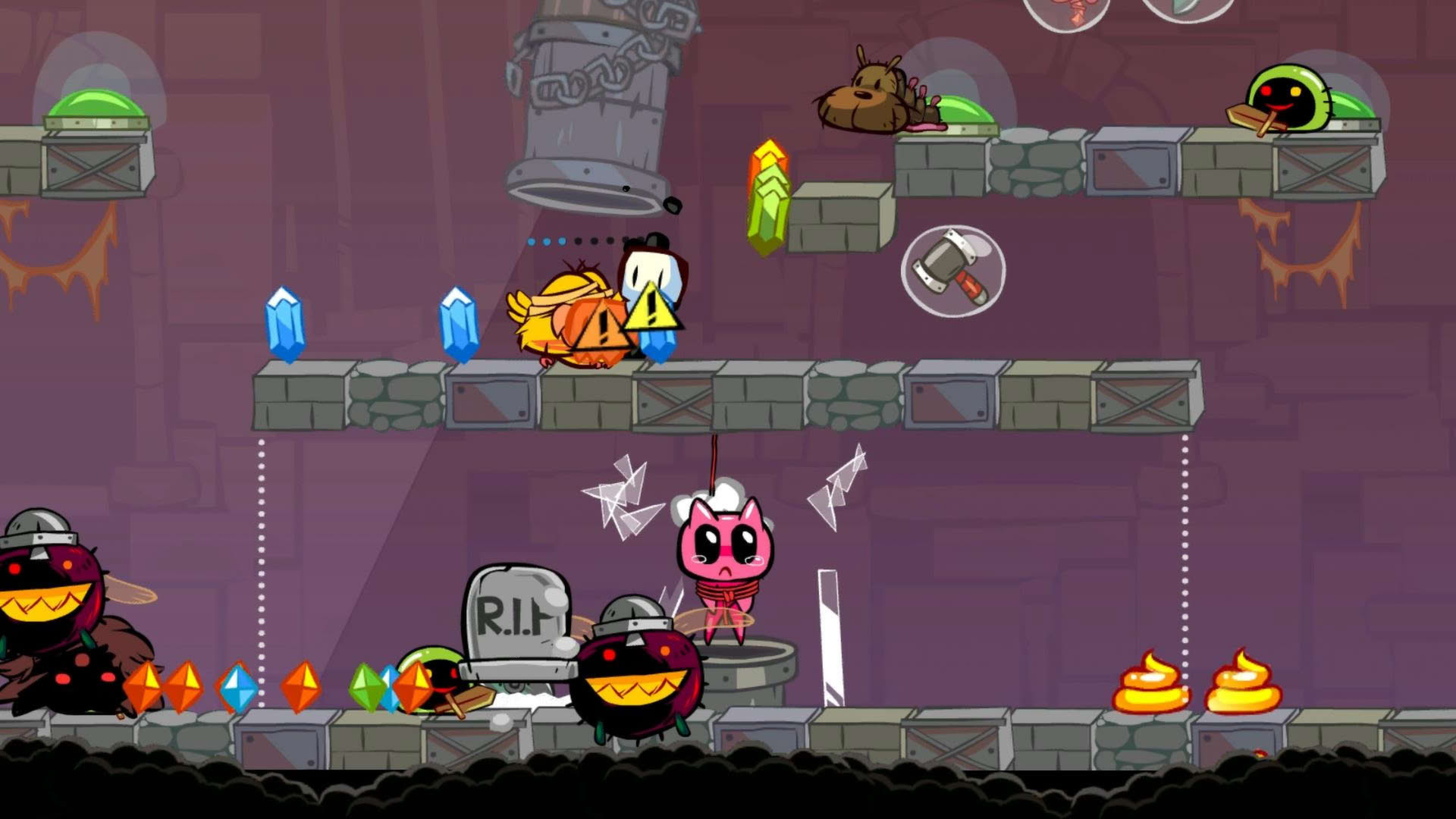 Screenshot for Poöf vs. The Cursed Kitty