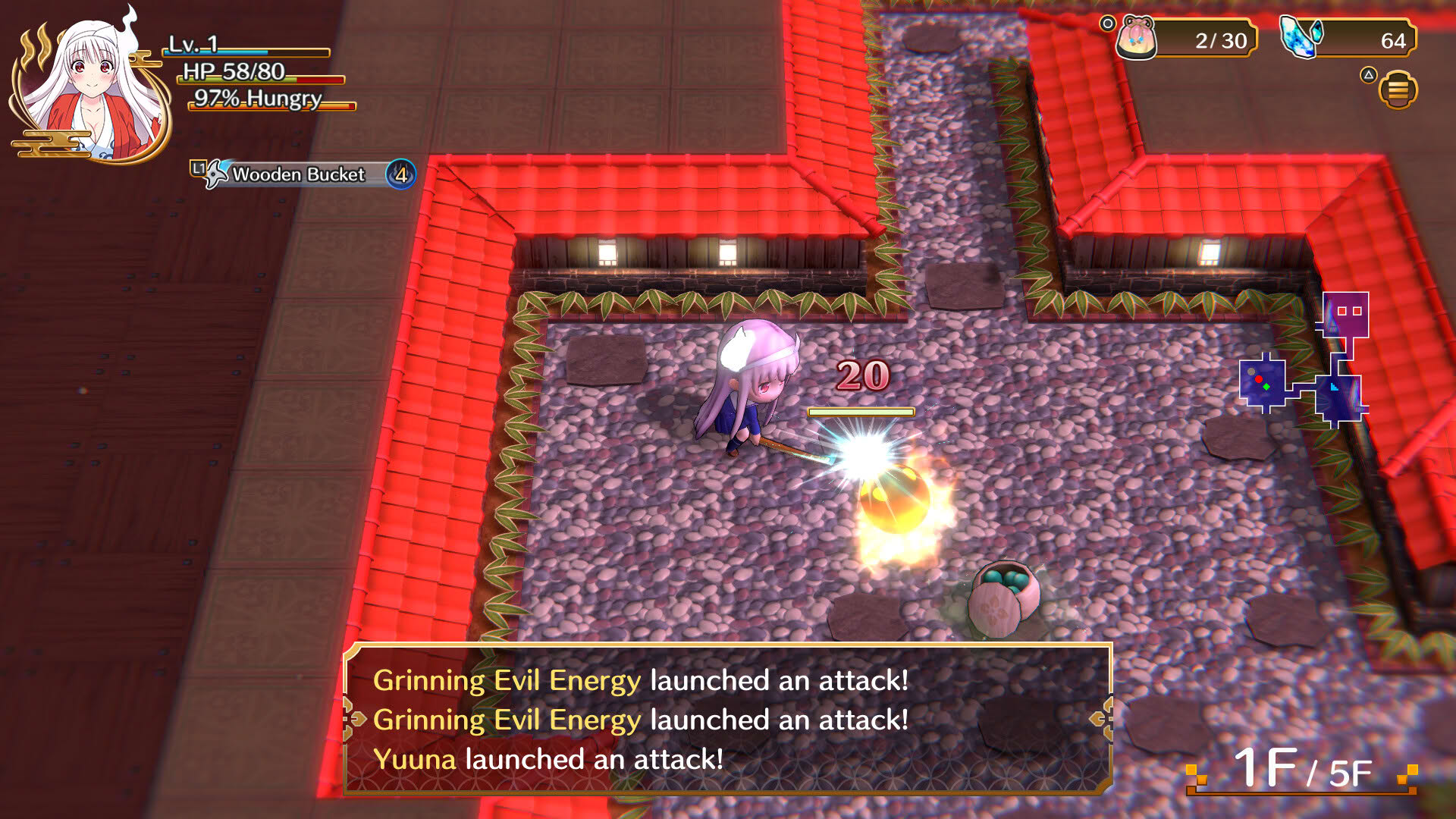 Screenshot for Yuuna and the Haunted Hot Springs: Steam Dungeon