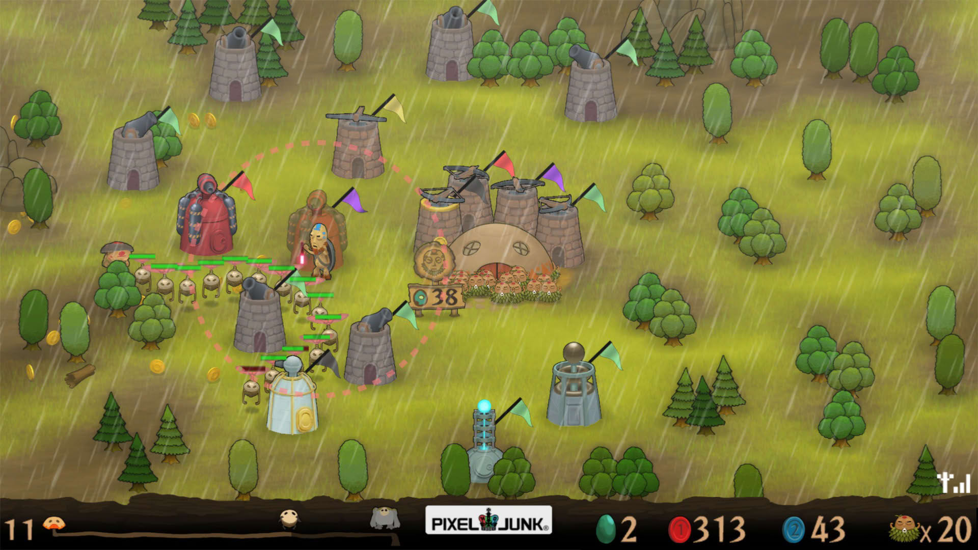 Screenshot for PixelJunk Monsters