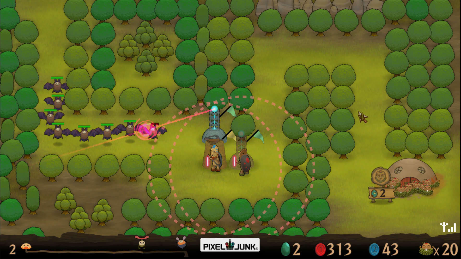 Screenshot for PixelJunk Monsters