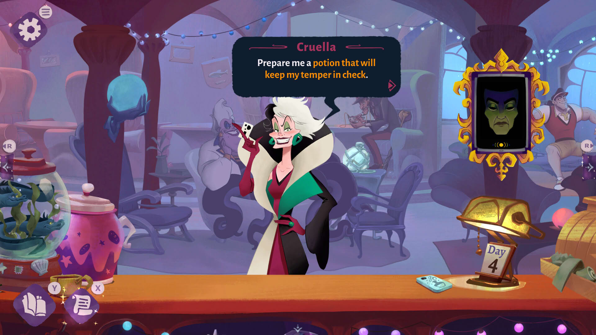 Screenshot for Disney Villains Cursed Café