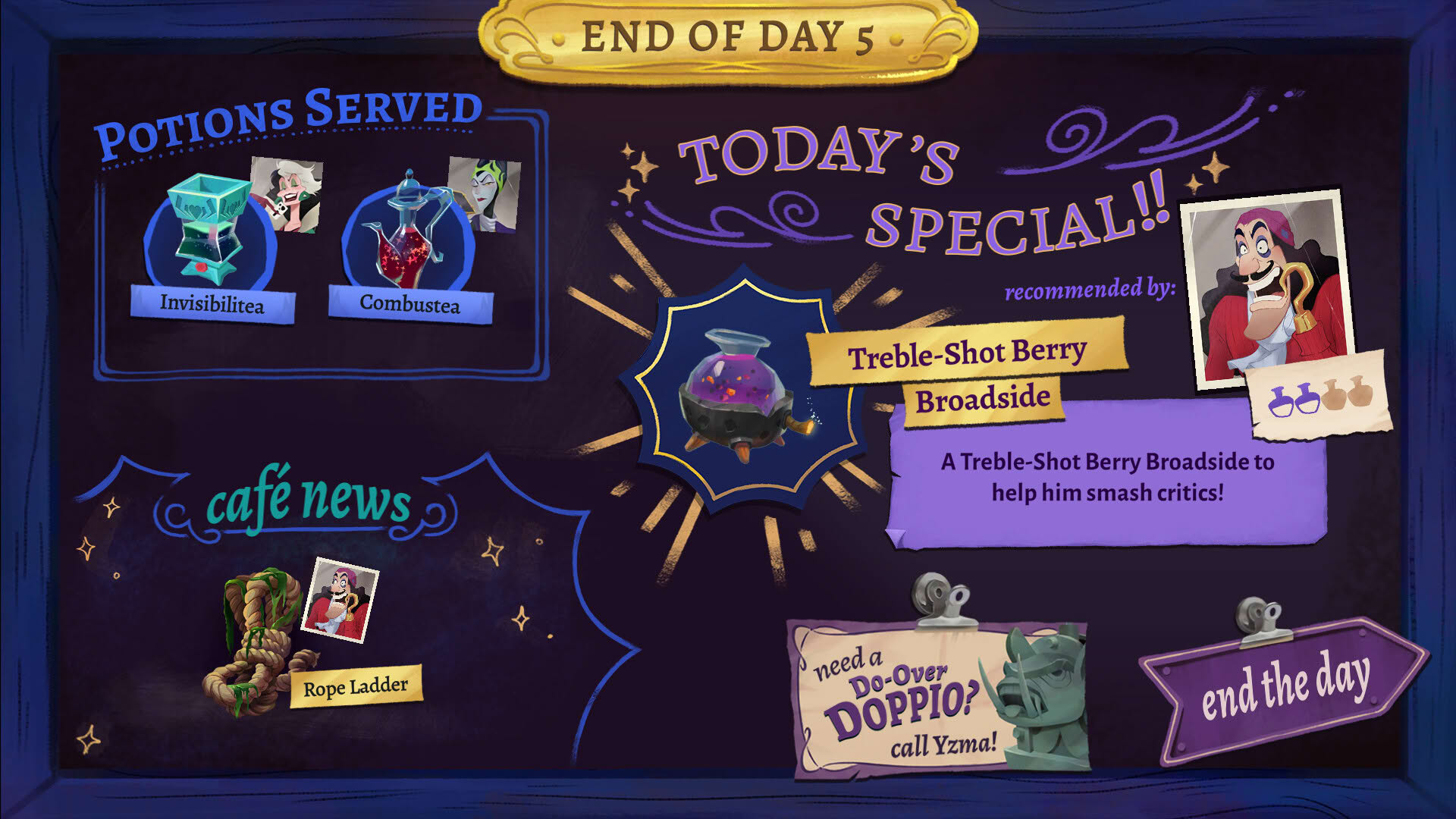 Screenshot for Disney Villains Cursed Café