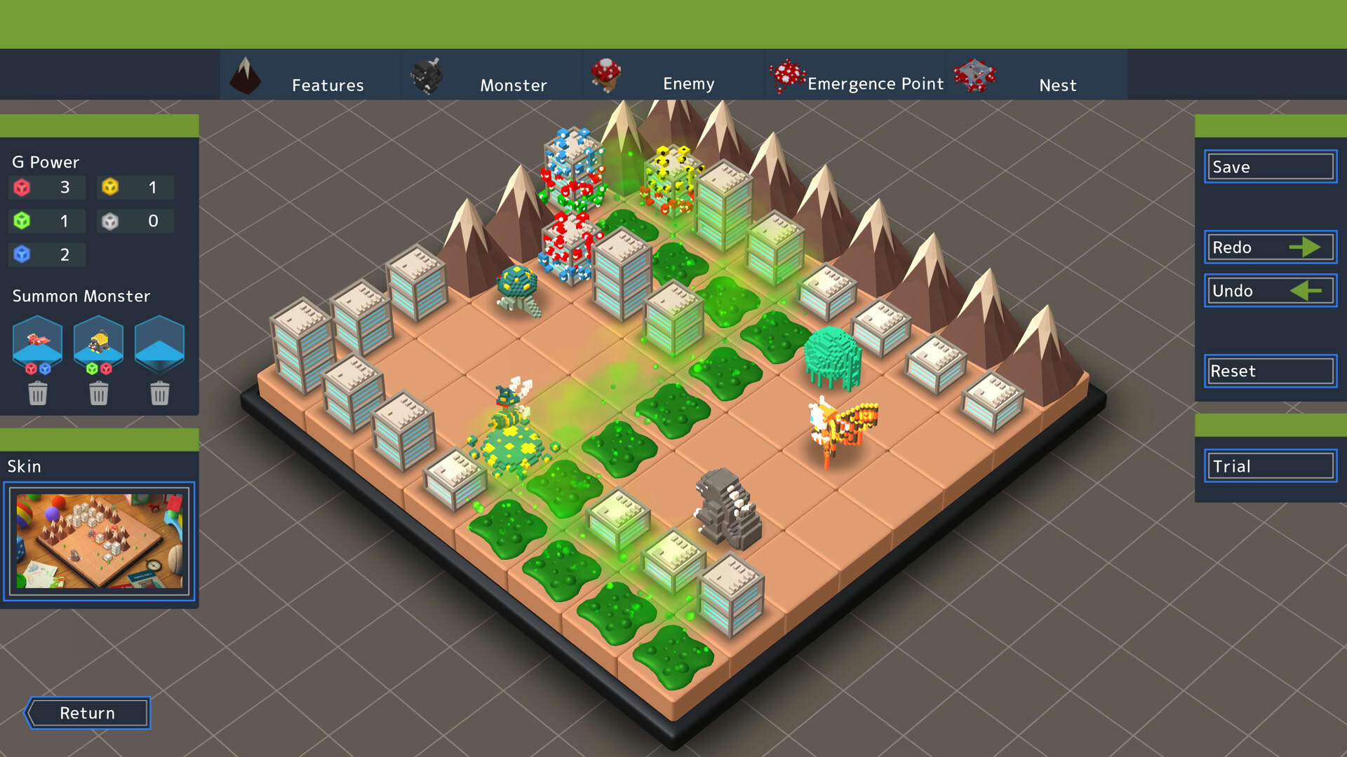 Screenshot for Godzilla Voxel Wars