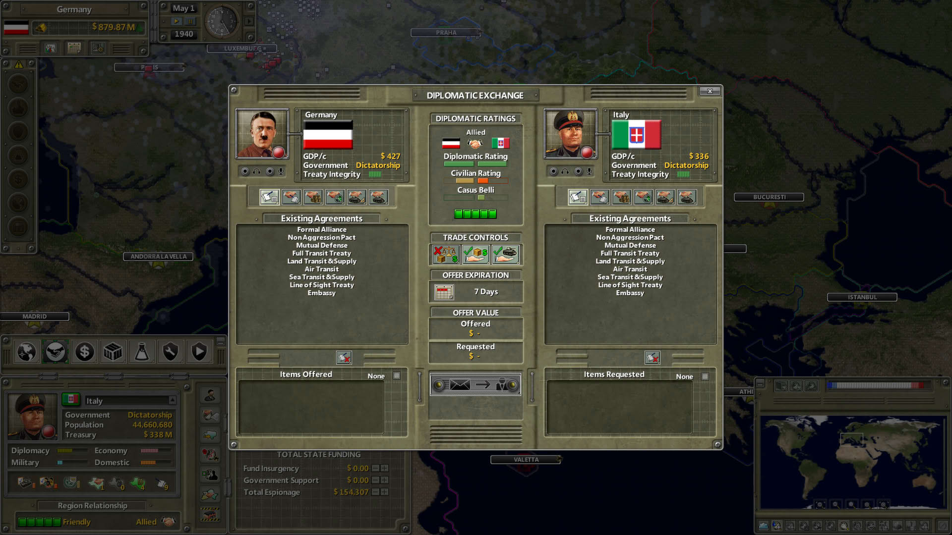 Screenshot for Supreme Ruler 1936