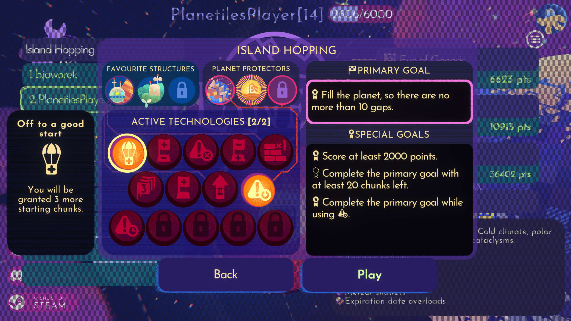 Screenshot for Planetiles