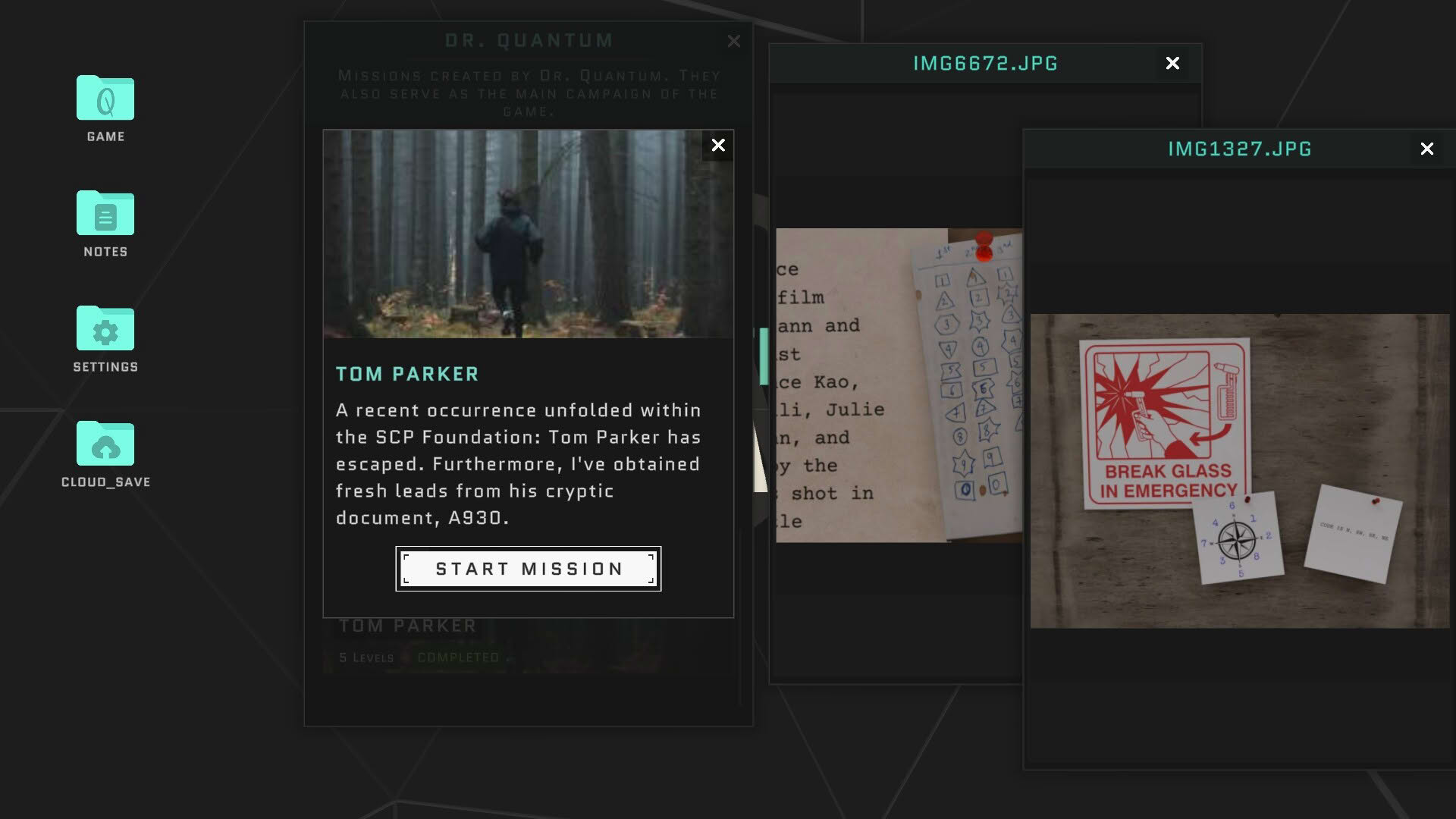 Screenshot for SCP: Mystery Man