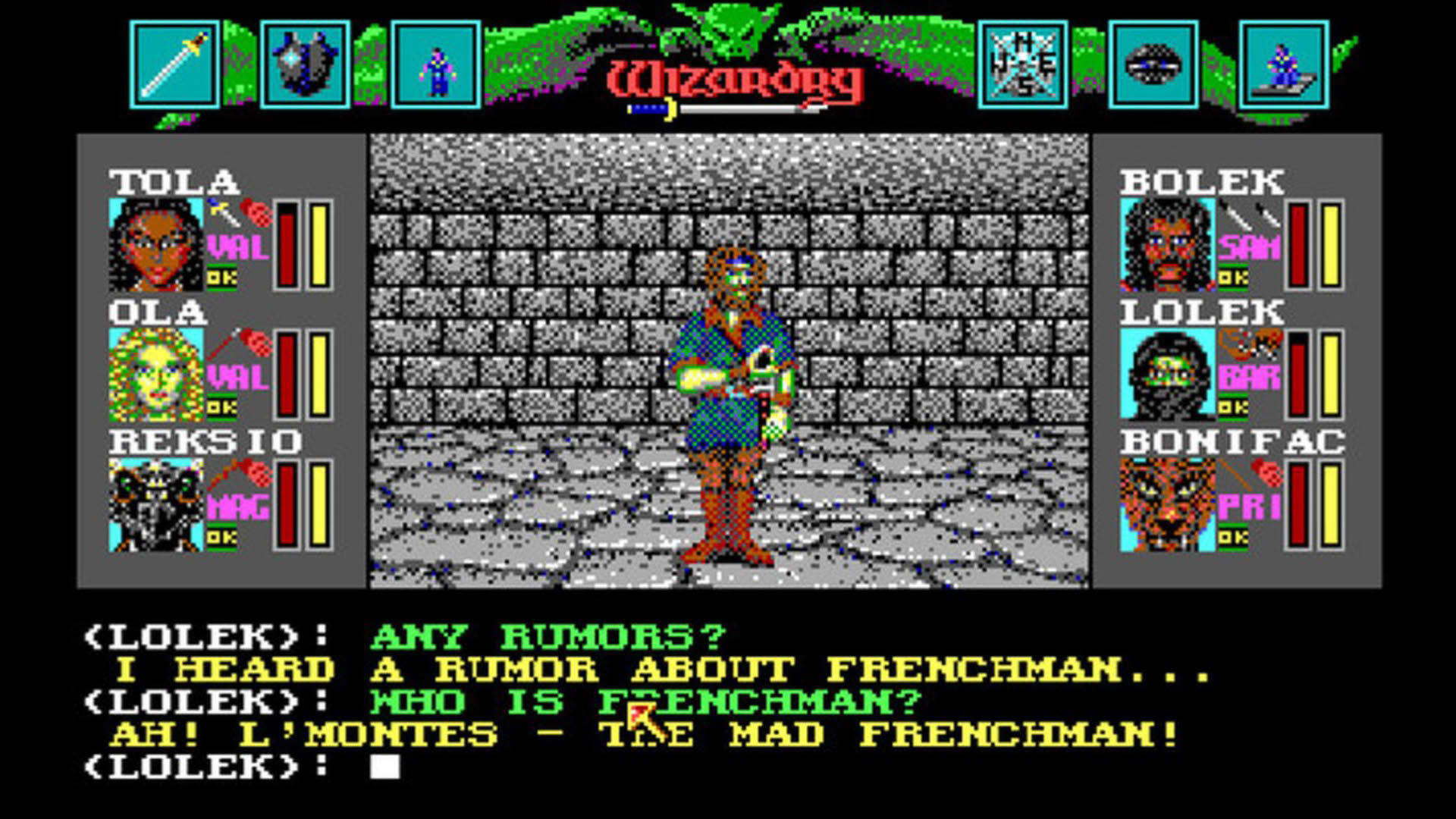 Screenshot for Wizardry: Bane of the Cosmic Forge