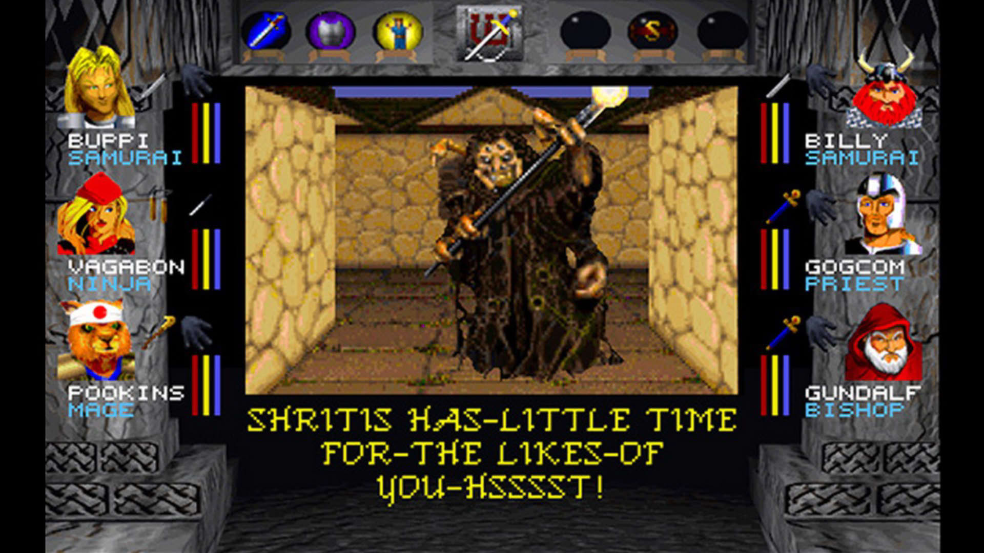 Screenshot for Wizardry: Crusaders of the Dark Savant