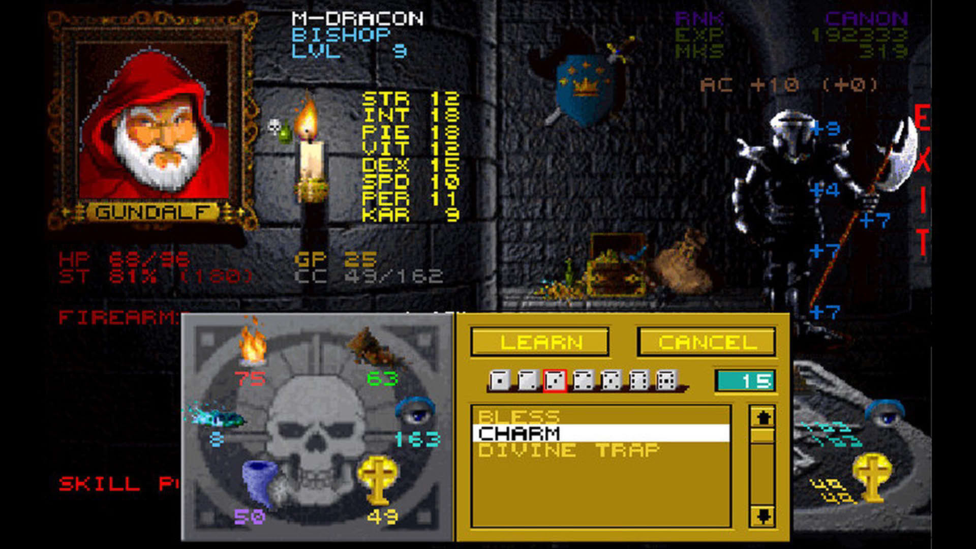 Screenshot for Wizardry: Crusaders of the Dark Savant